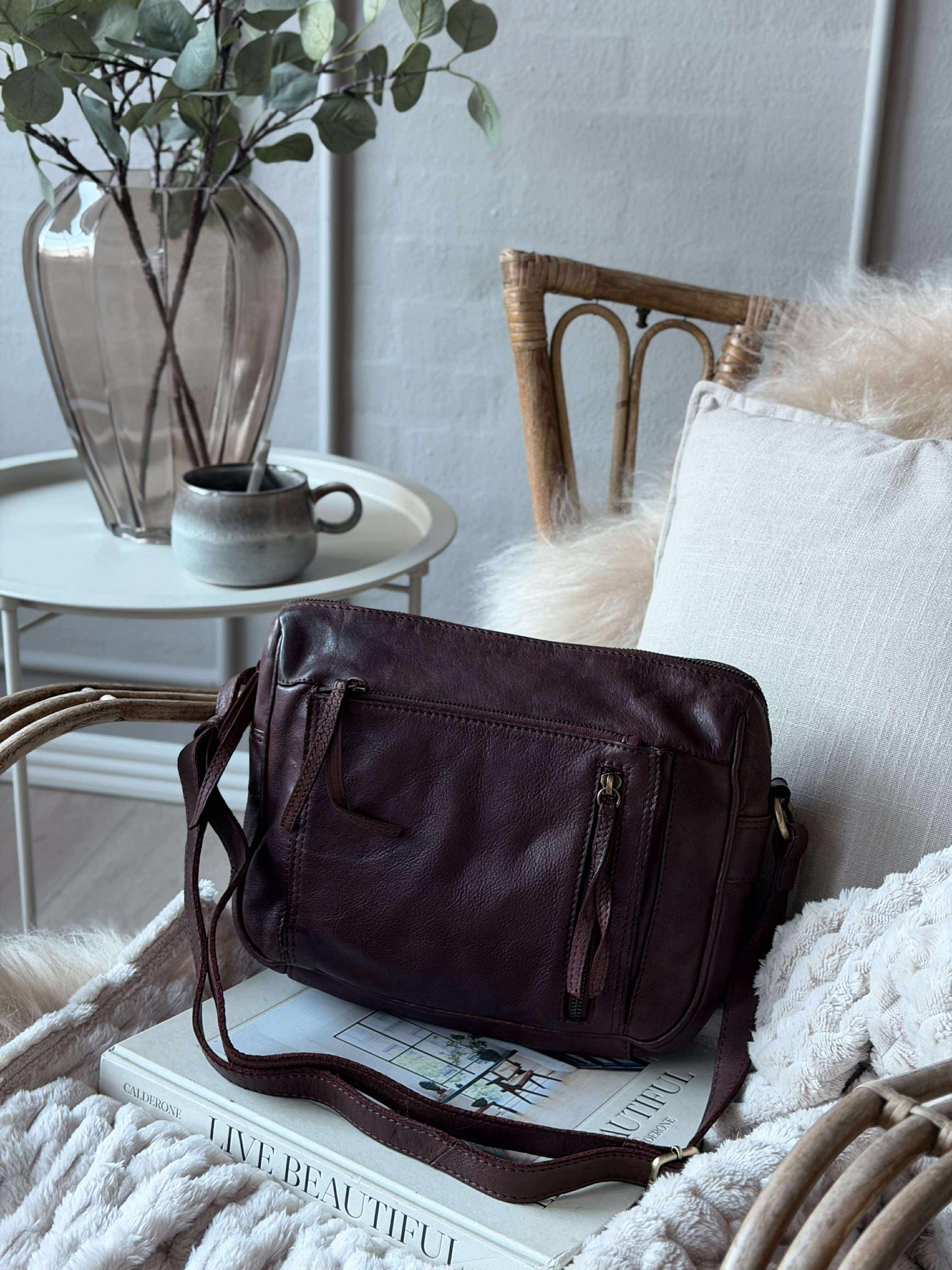 Crossbody Raw Boheme Big – Brown