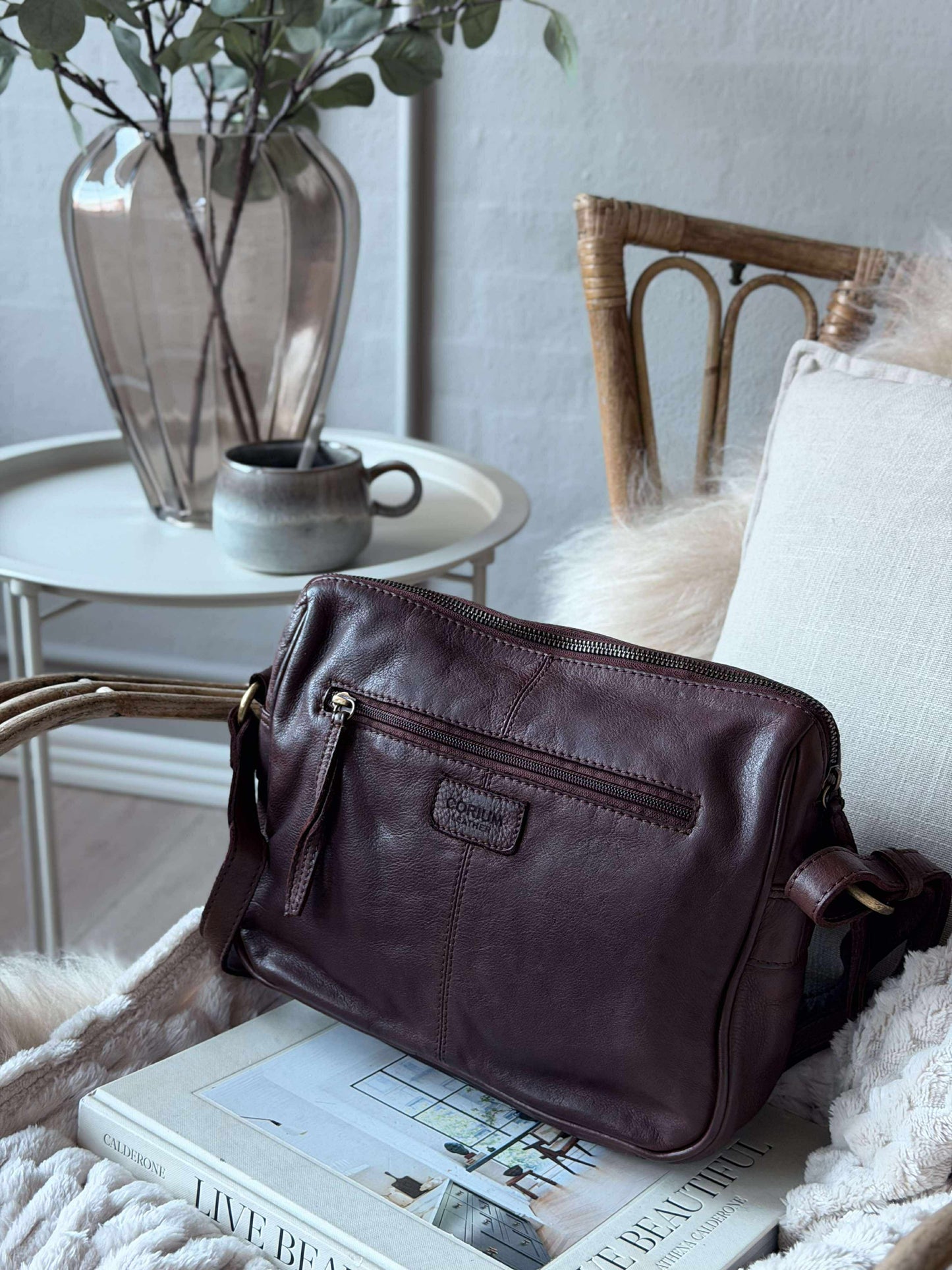 Crossbody Raw Boheme Big – Brown