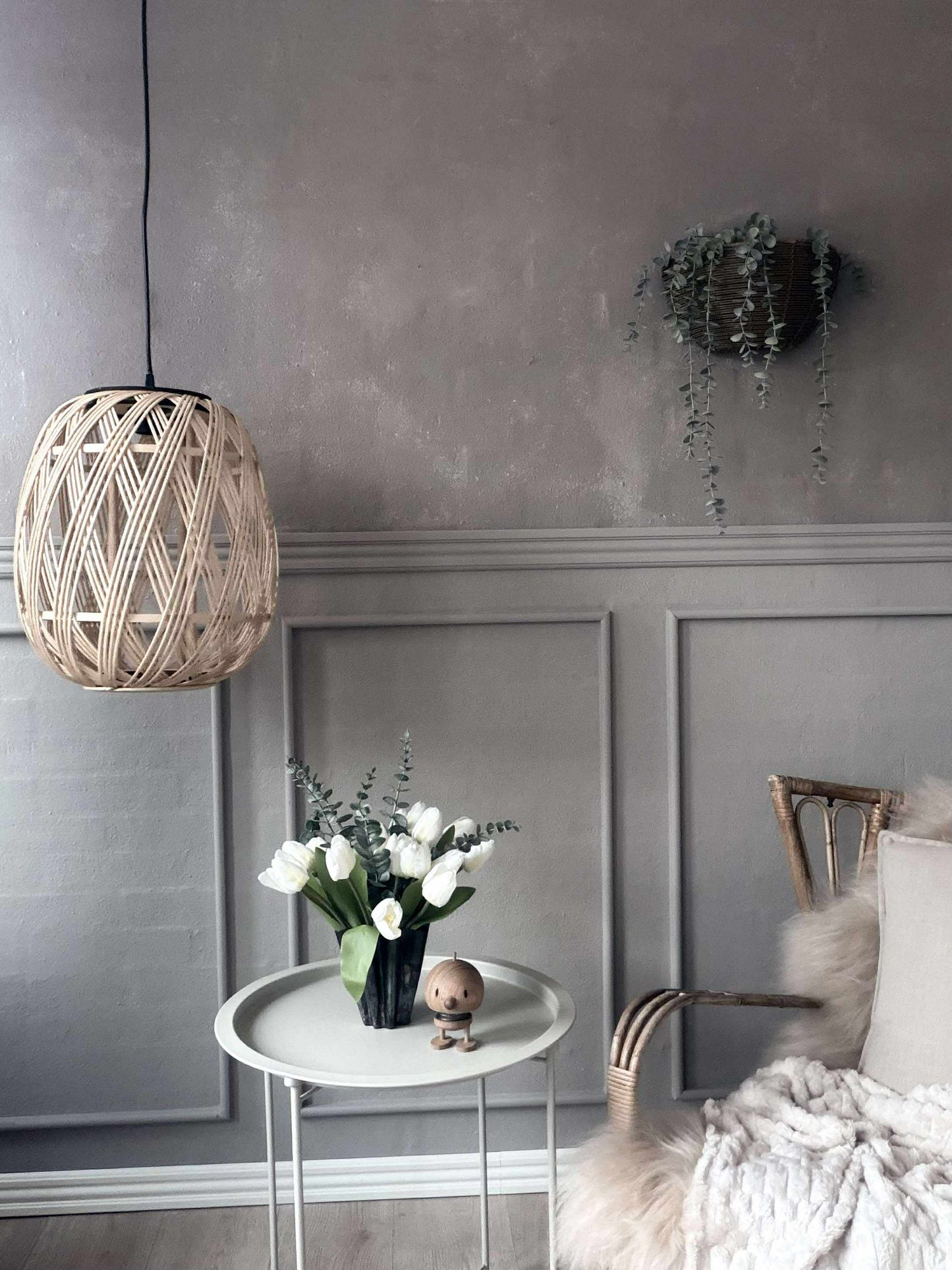 Lampe Rattan - Dia 35 cm