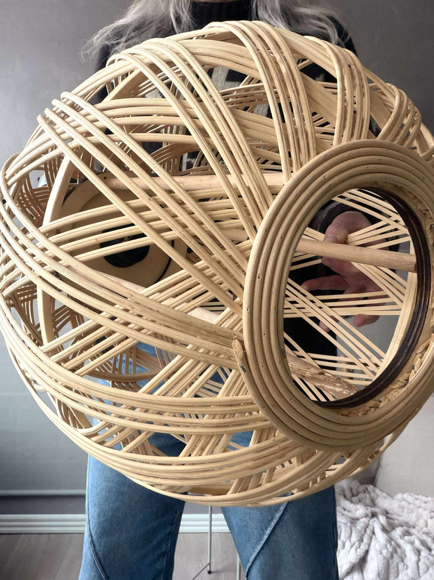 Lampe Rattan - Dia 35 cm