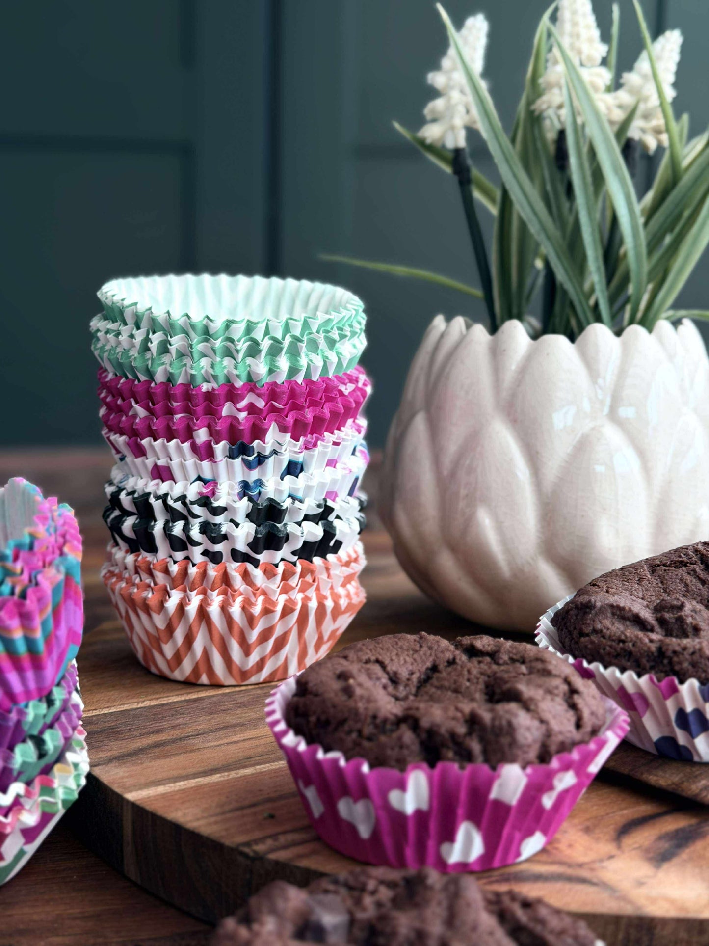 Muffinforme 60 stk - Color mix