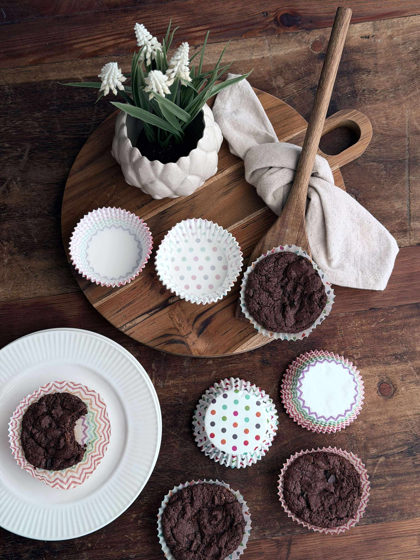 Muffinforme 60 stk - Color mix