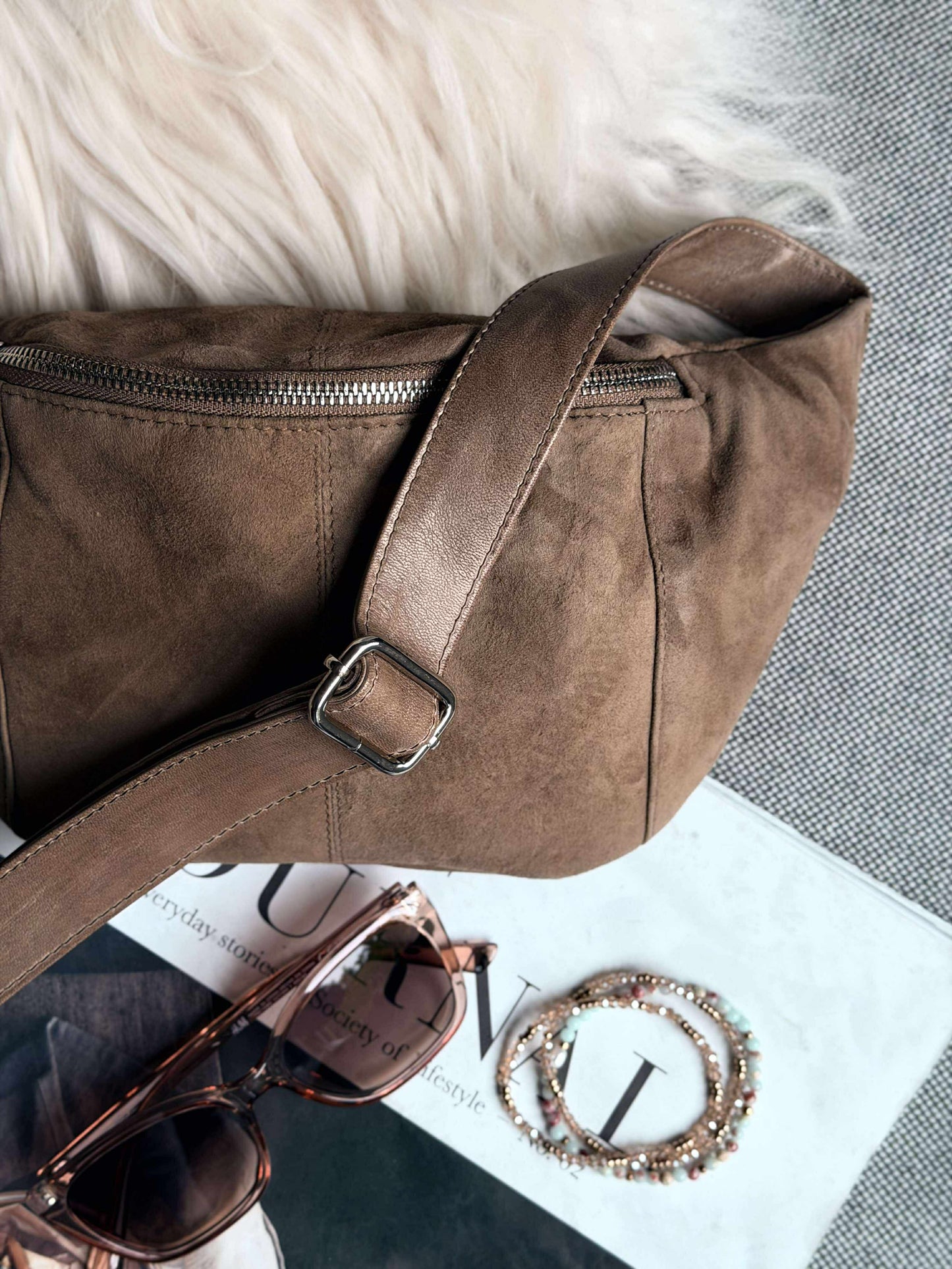 Bumbag JUNE Ruskind - Nude brown