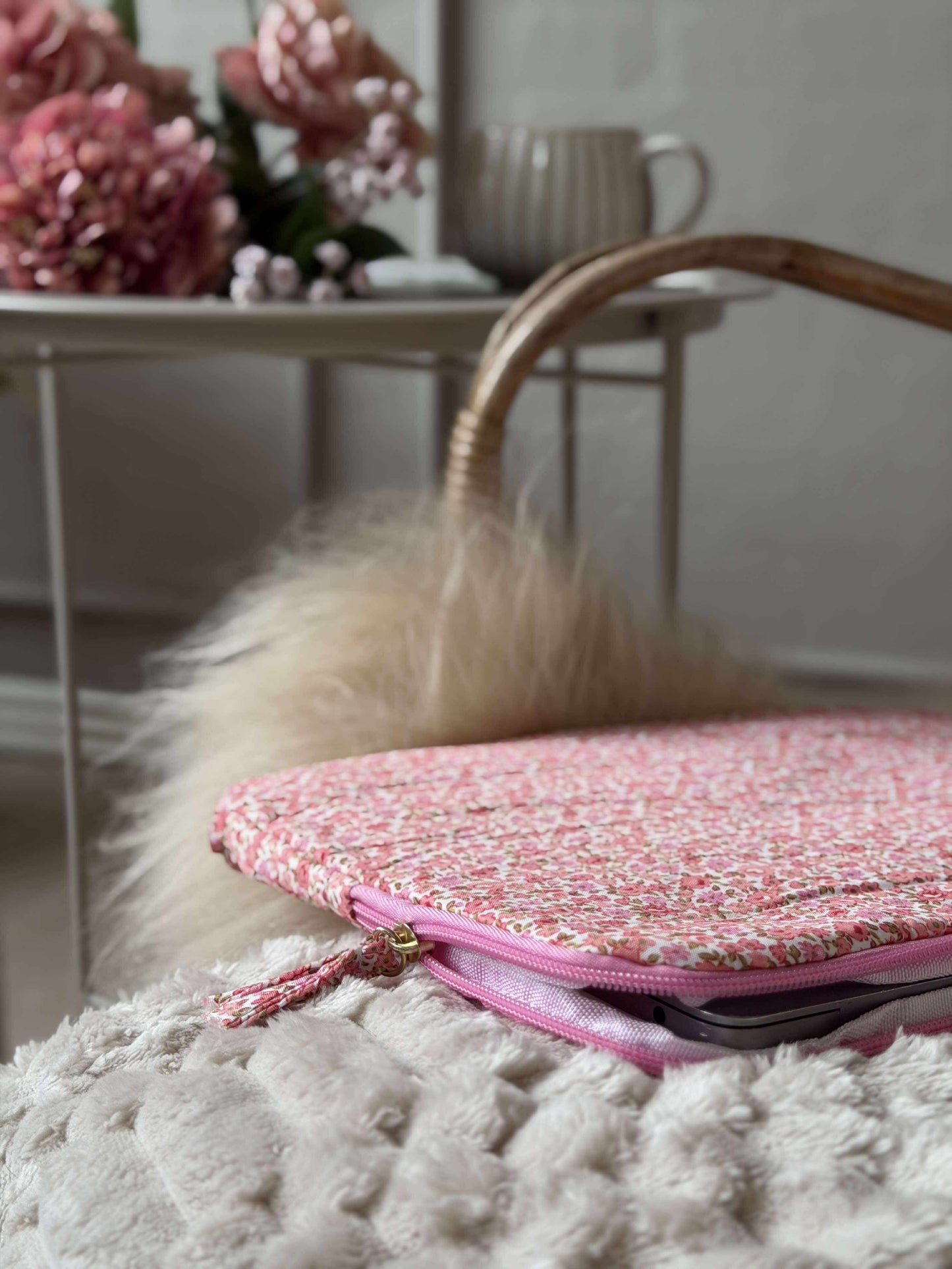 Sleeve til ipad / laptop - Pink