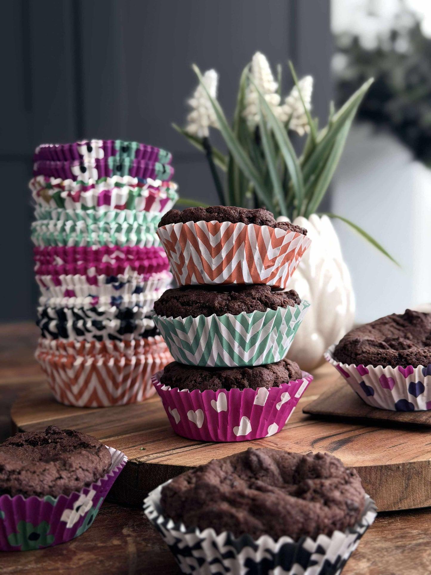 Muffinforme 60 stk - Color mix