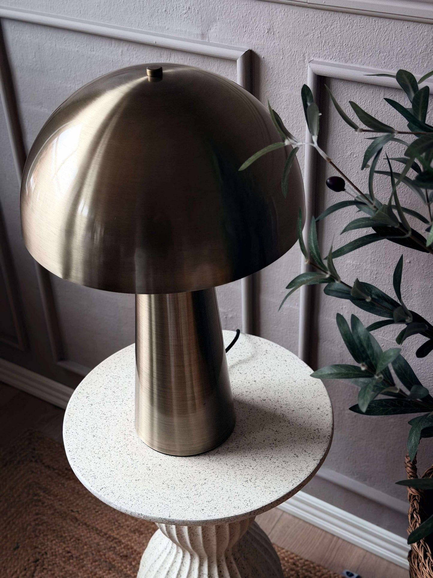 Stor bordlampe - Gold