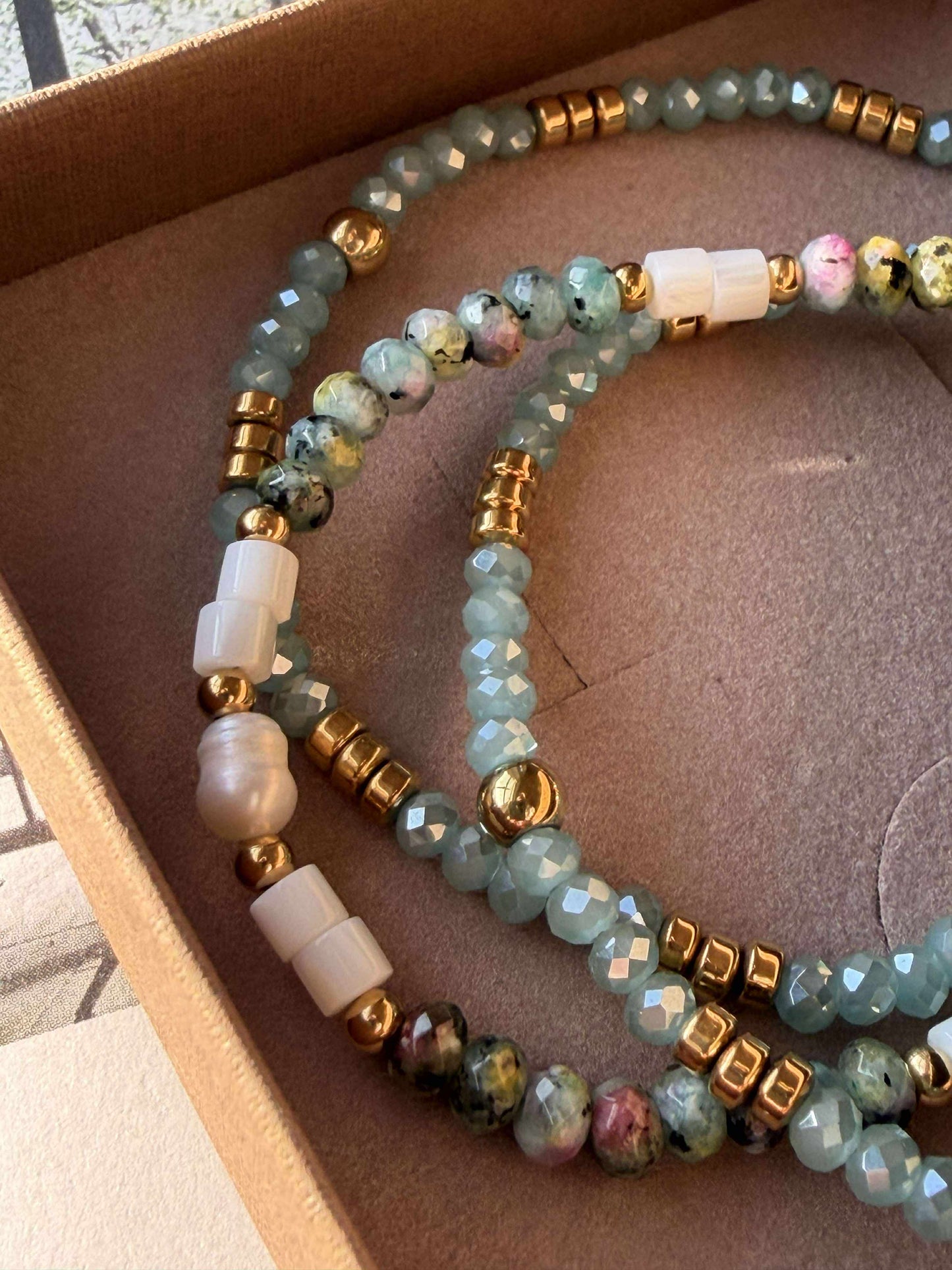 Armbånd Sarabella Aqua – Sæt med 3 stk