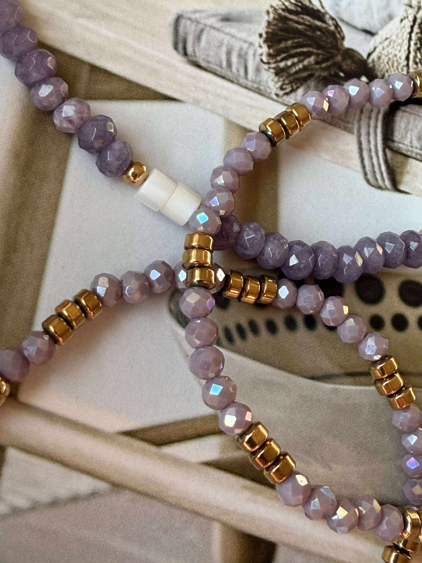 Armbånd Sarabella Lavendel – Sæt med 3 stk