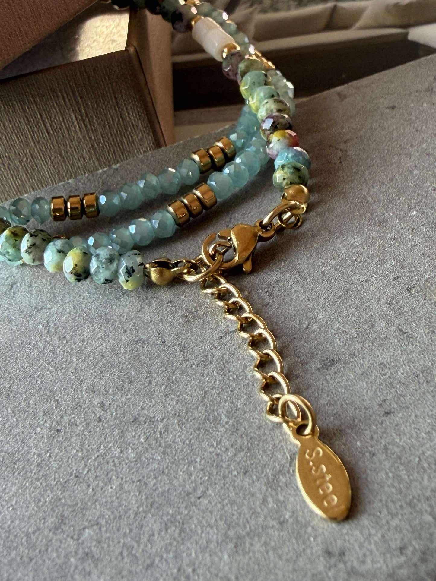 Armbånd Sarabella Aqua – Sæt med 3 stk