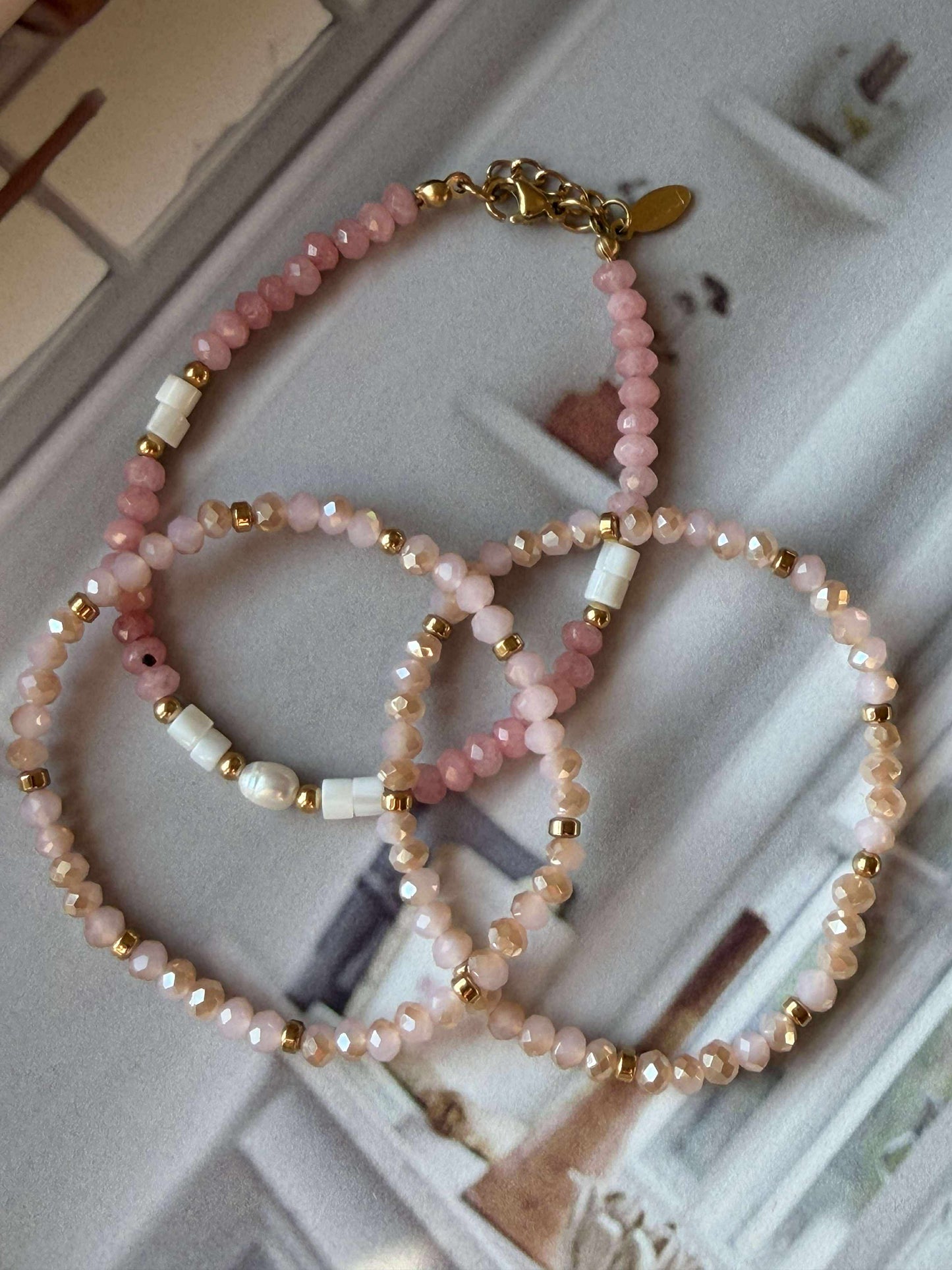 Armbånd Sarabella Soft Rose – Sæt med 3 stk