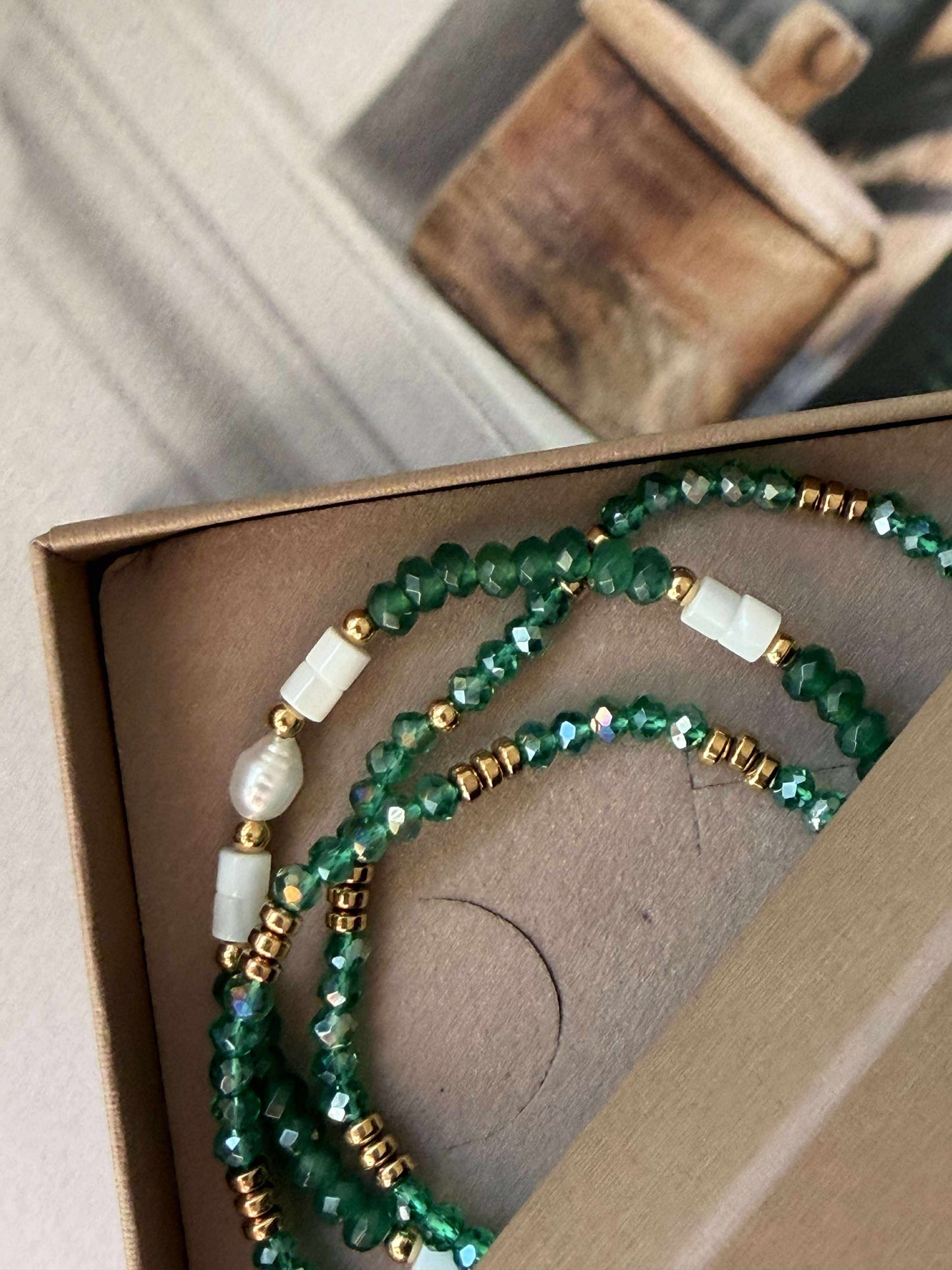 Armbånd Sarabella Emerald – Sæt med 3 stk