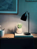 Bordlampe - Sort metal