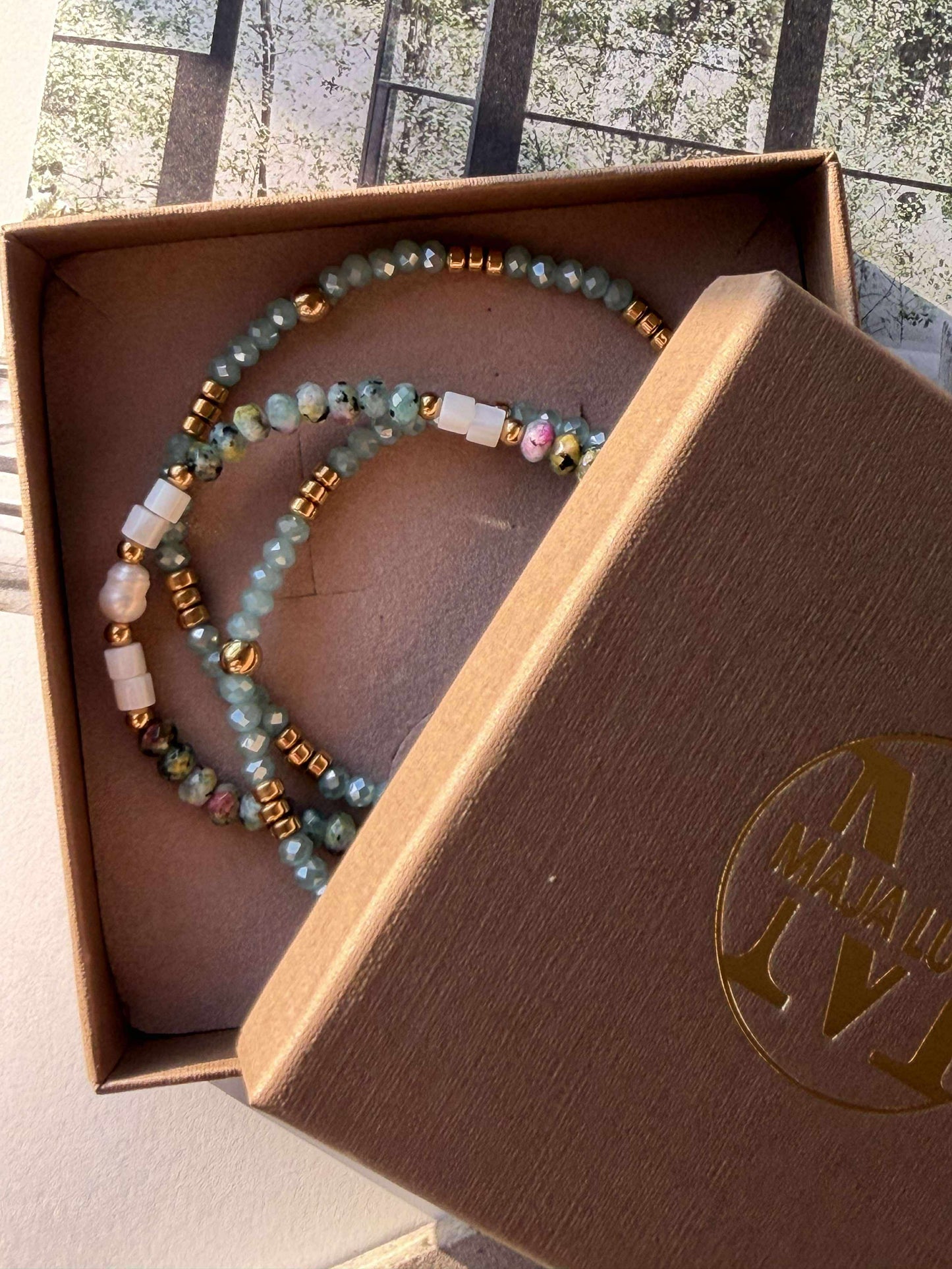 Armbånd Sarabella Aqua – Sæt med 3 stk