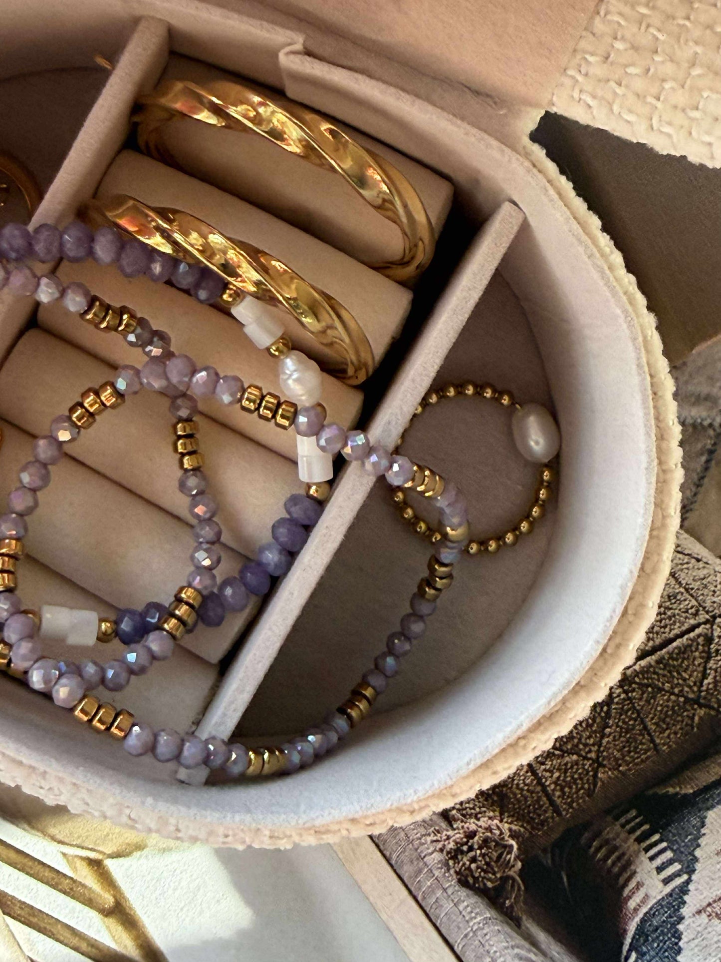 Armbånd Sarabella Lavendel – Sæt med 3 stk