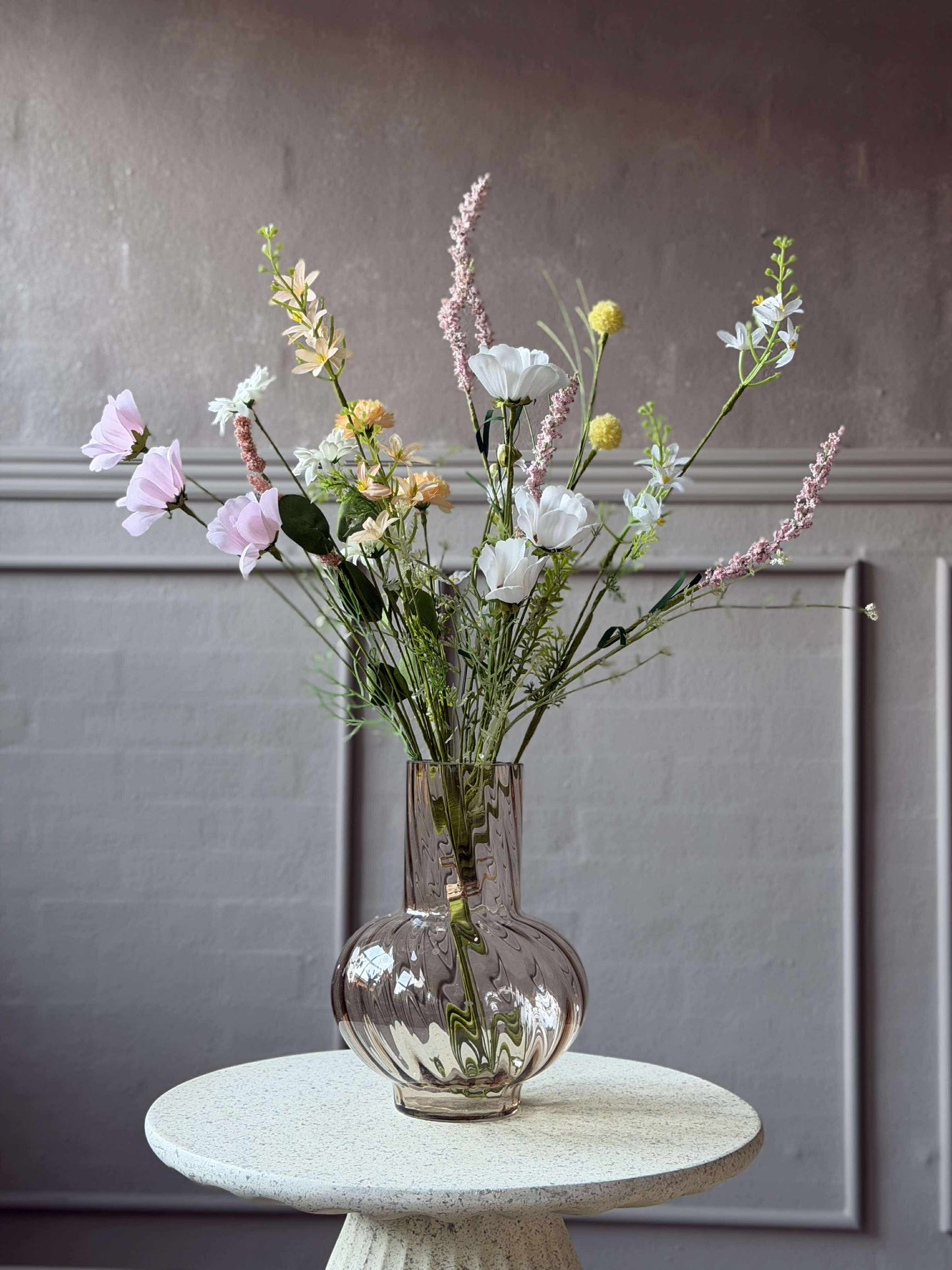 Buket Hvid / Rosa - WILD FLORA