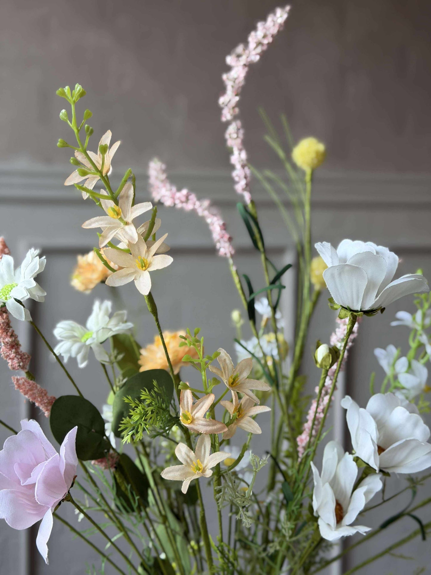 Buket Hvid / Rosa - WILD FLORA