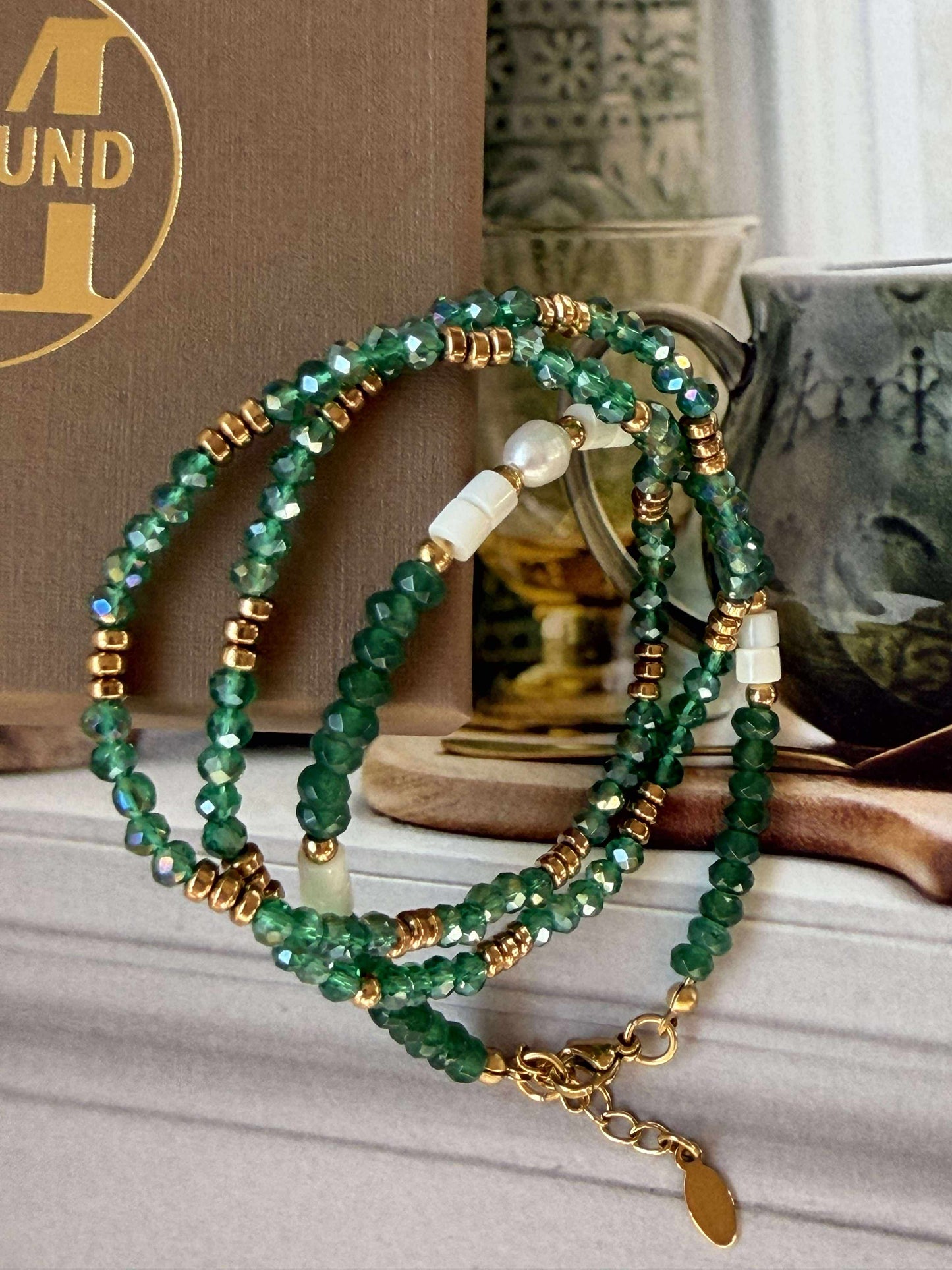 Armbånd Sarabella Emerald – Sæt med 3 stk