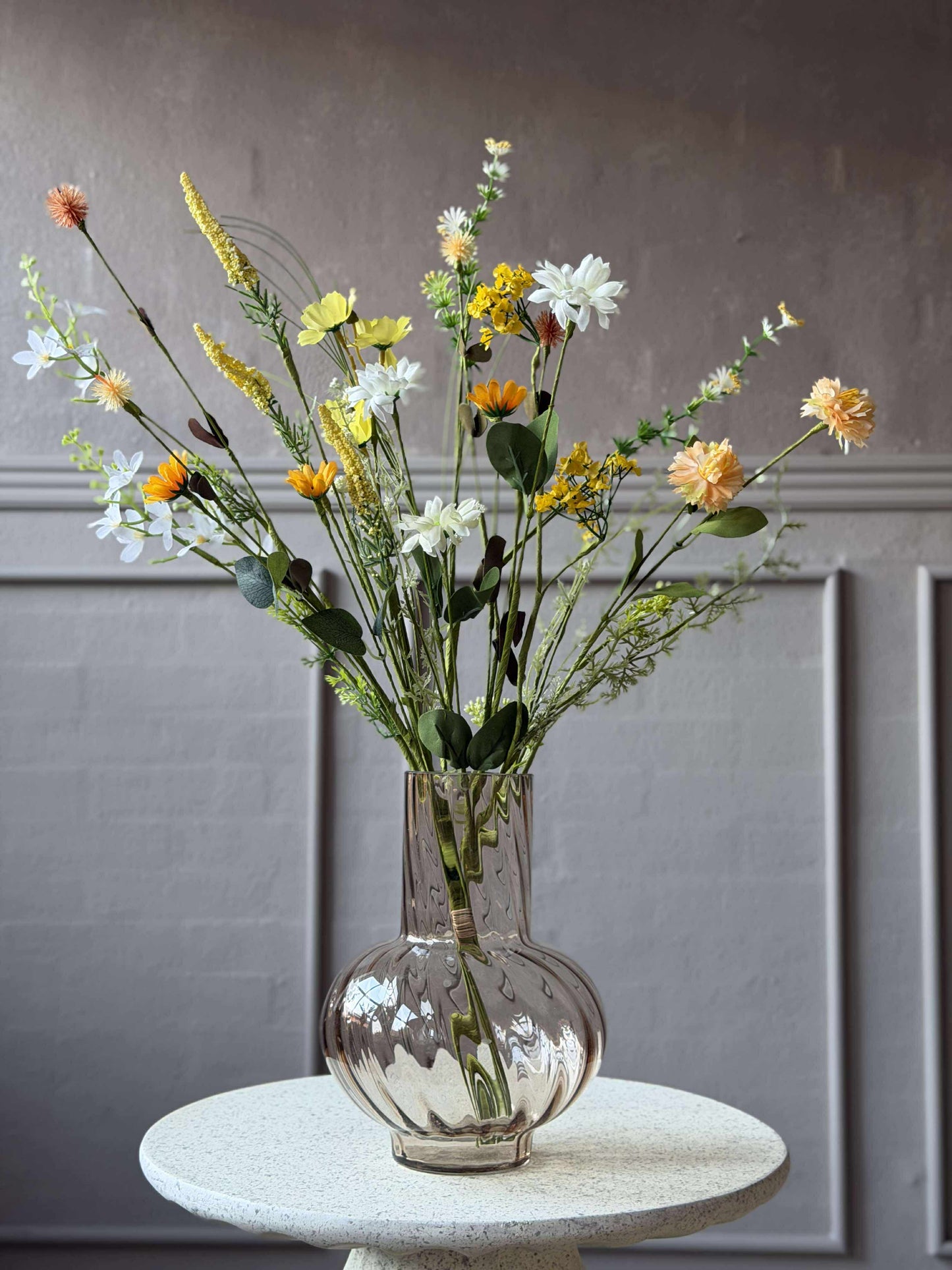 Buket Hvid / Gul - WILD FLORA