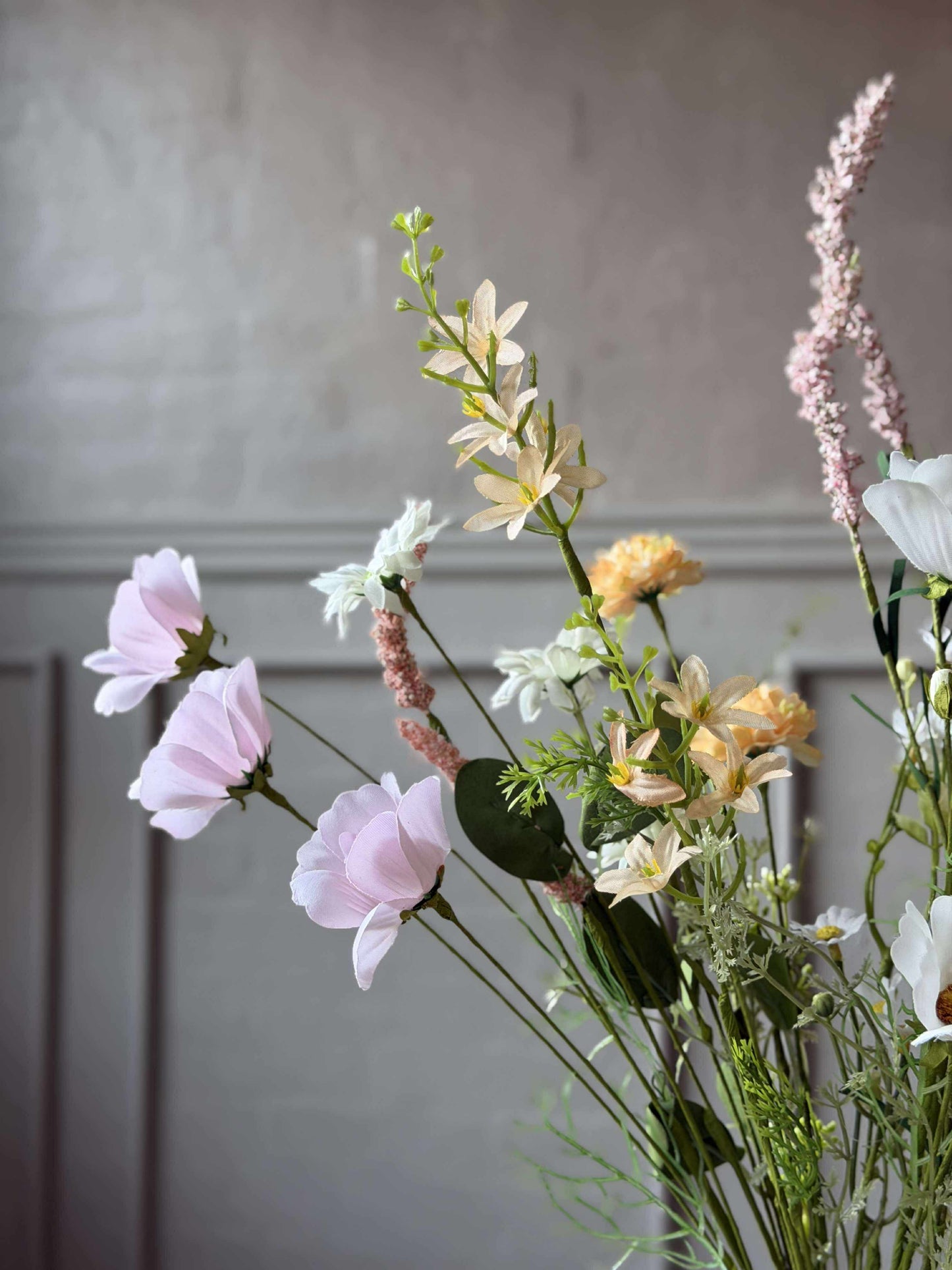 Buket Hvid / Rosa - WILD FLORA