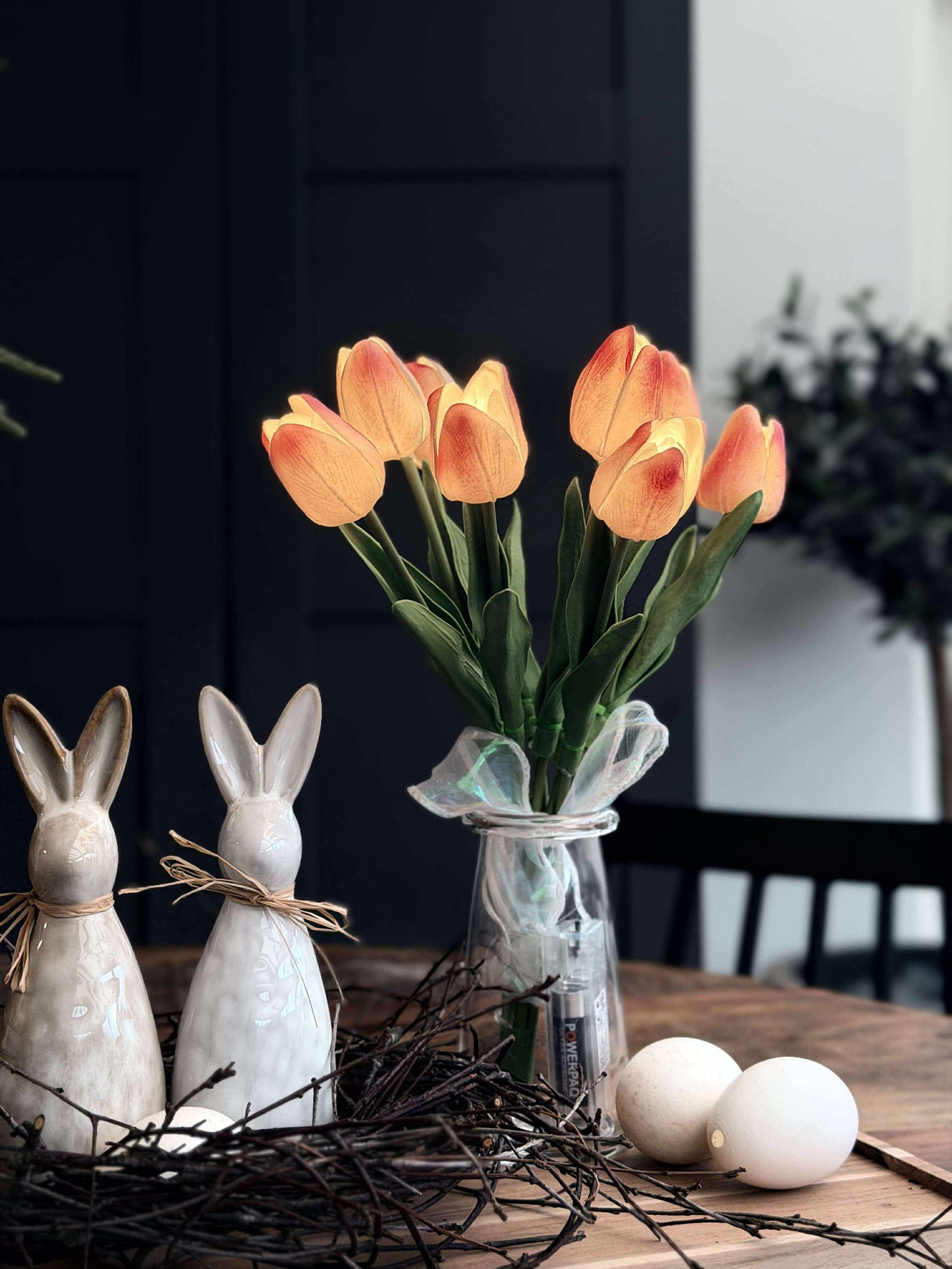 Tulipaner med lys - Lys rosa