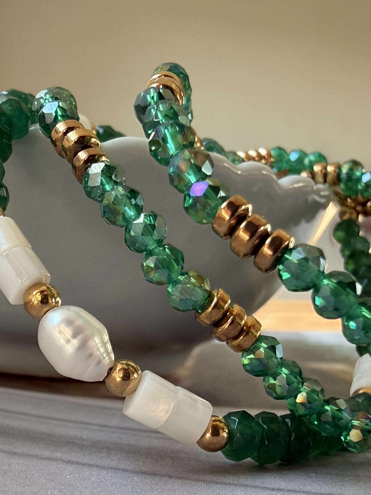 Armbånd Sarabella Emerald – Sæt med 3 stk