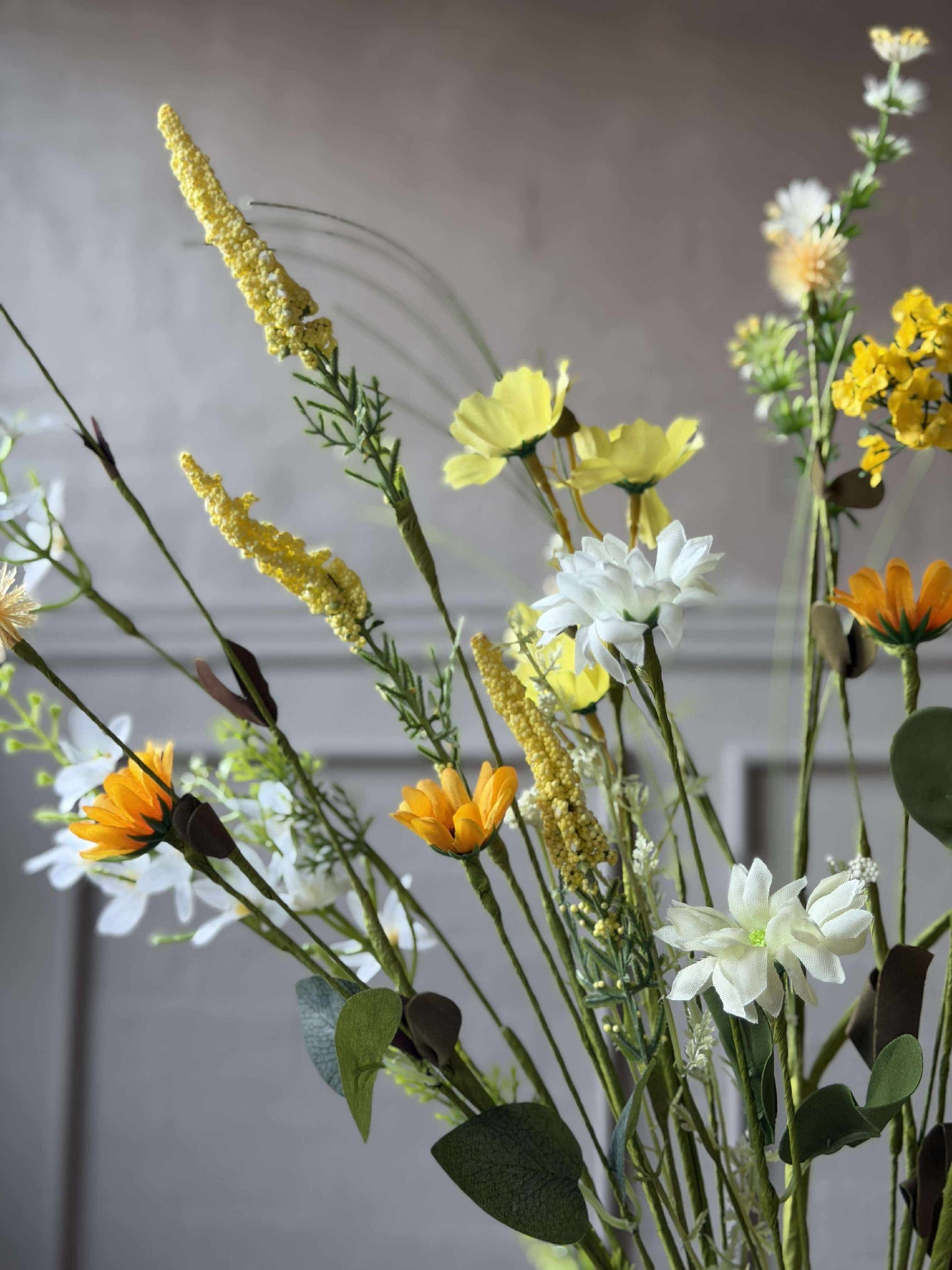 Buket Hvid / Gul - WILD FLORA