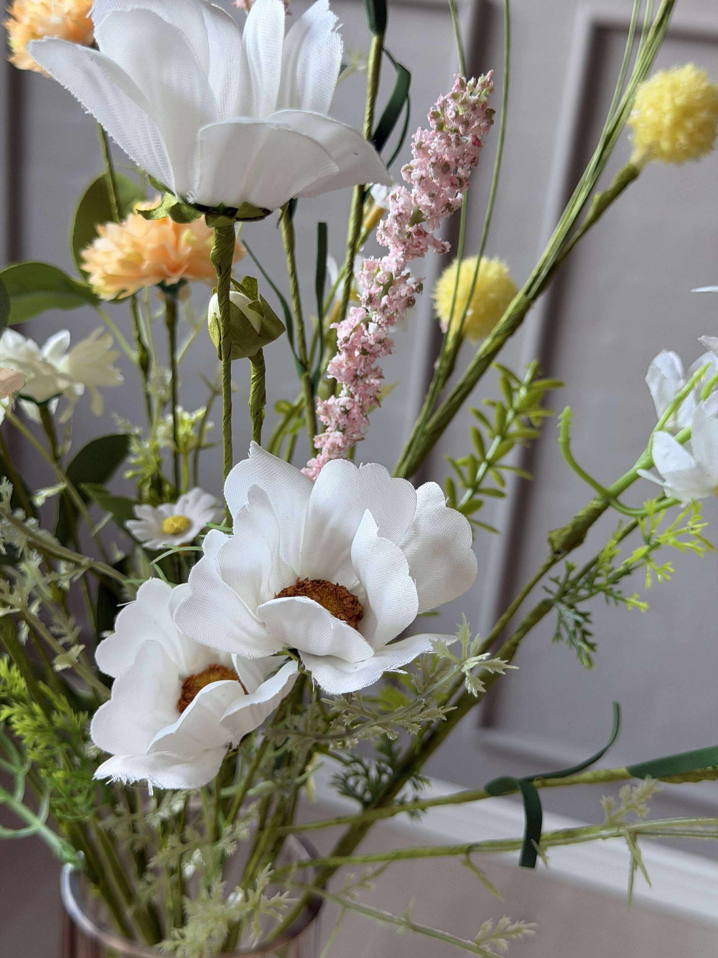 Buket Hvid / Rosa - WILD FLORA
