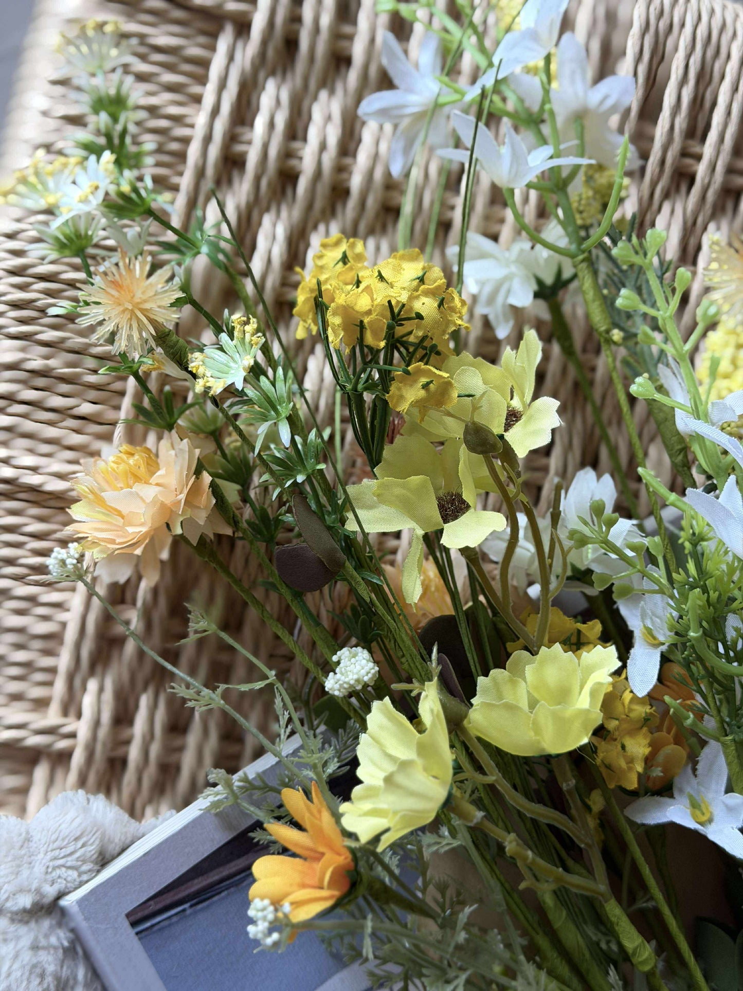 Buket Hvid / Gul - WILD FLORA
