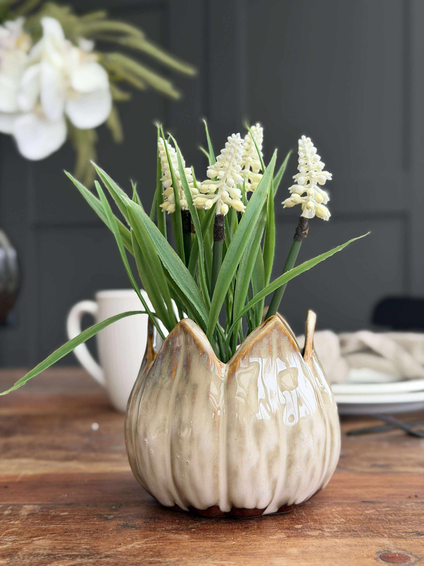 Urtepotter TULIP beige- Flere størrelser