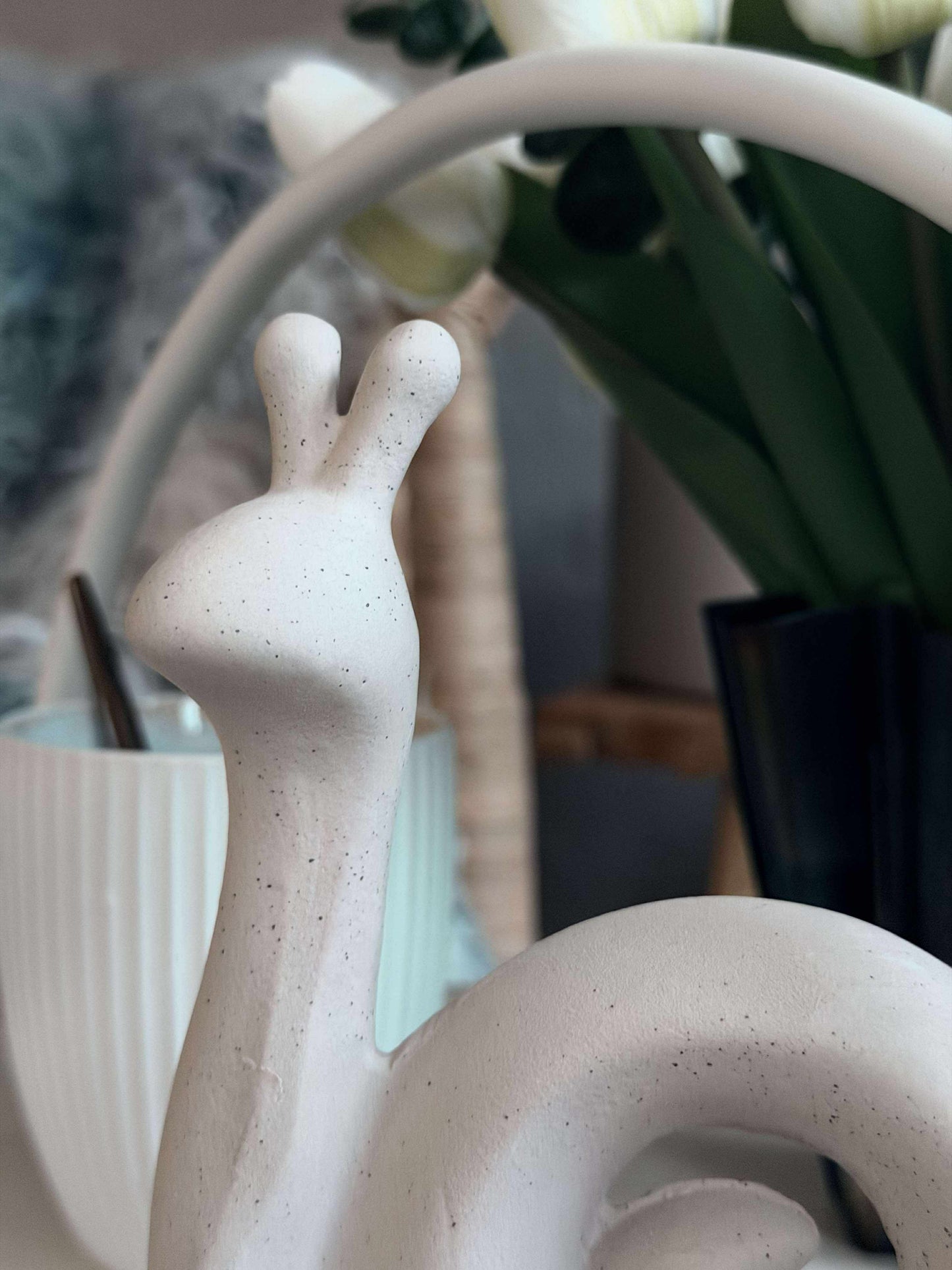 Deco snegl - Hvid eller beige