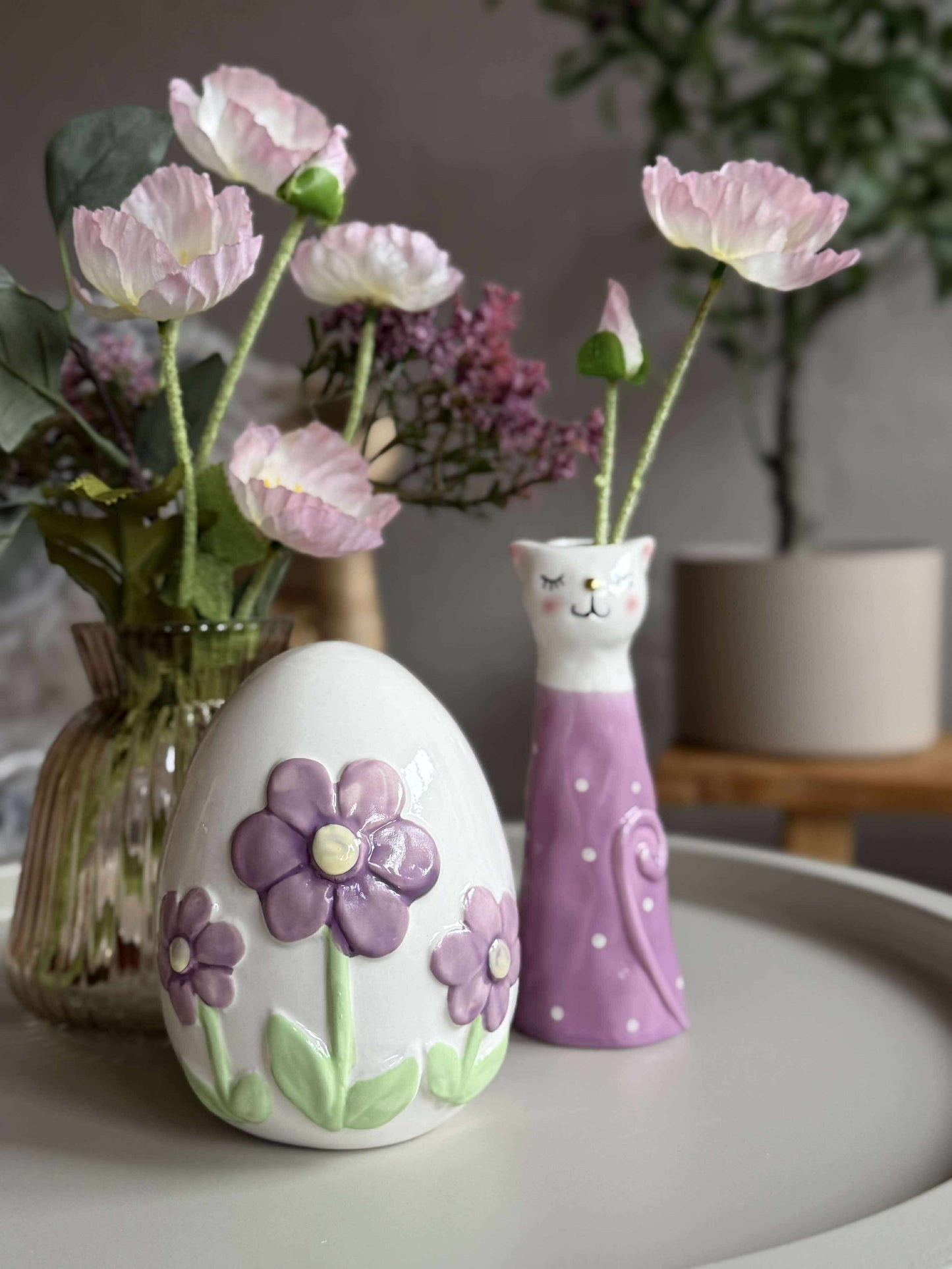 Påskeæg - purple flower