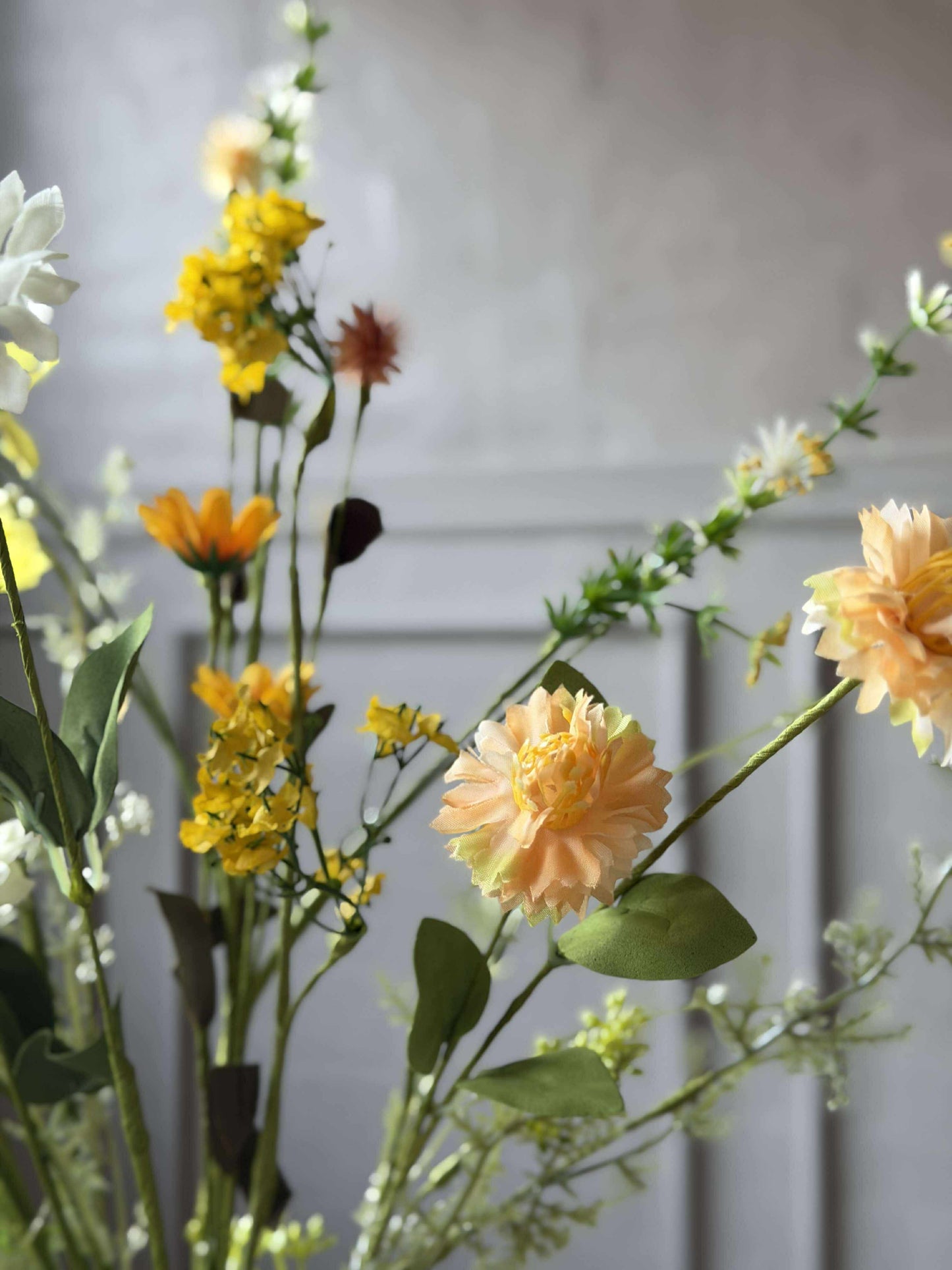 Buket Hvid / Gul - WILD FLORA