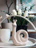 Deco snegl - Hvid eller beige