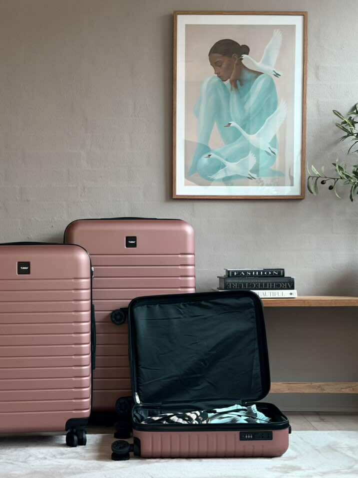 Kuffert sæt af 3 stk – Rose