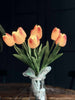 Tulipaner med lys - Lys rosa