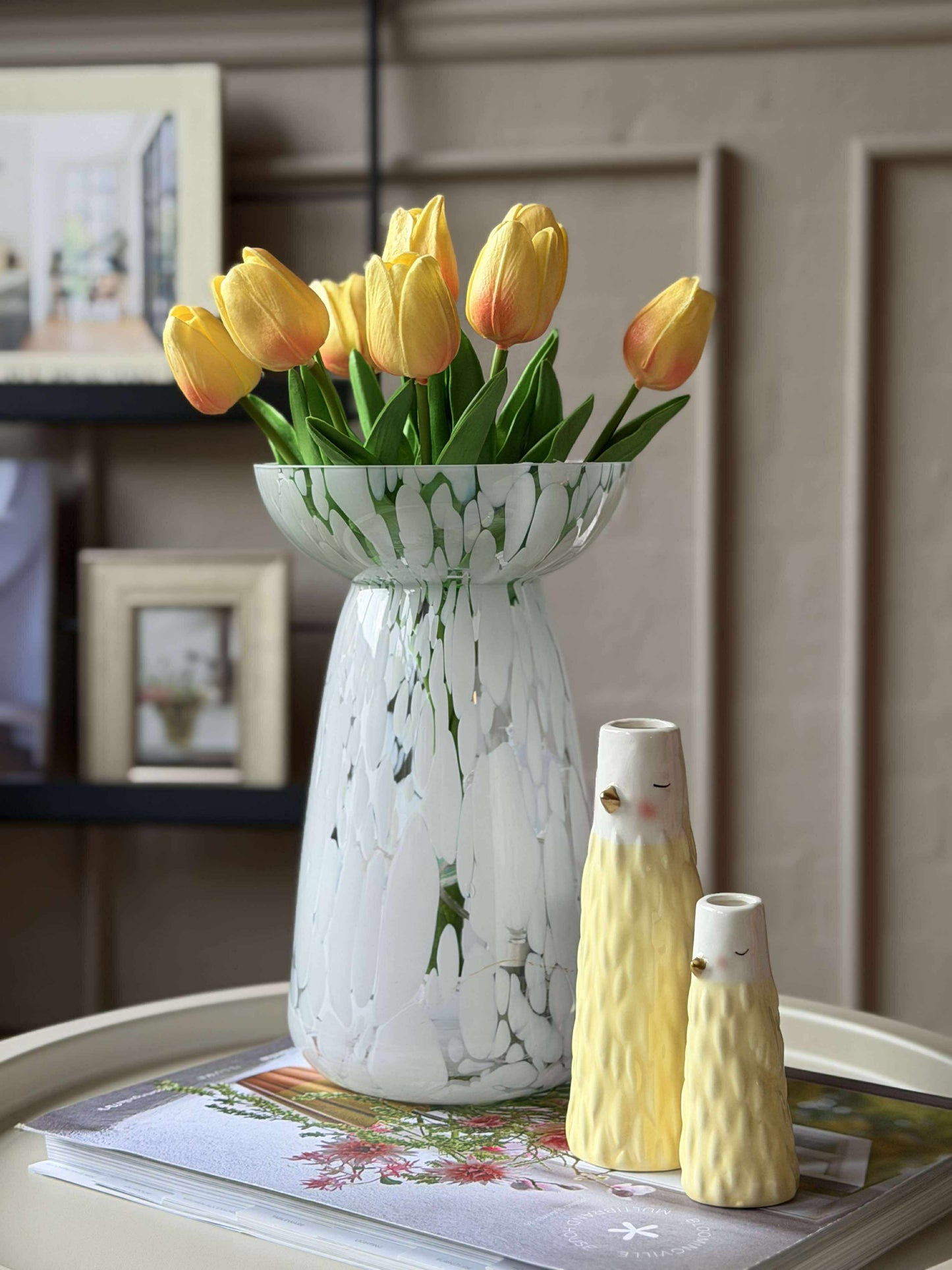 Hyacintvase Milla XL - Hvid