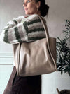 Skuldertaske Taupe