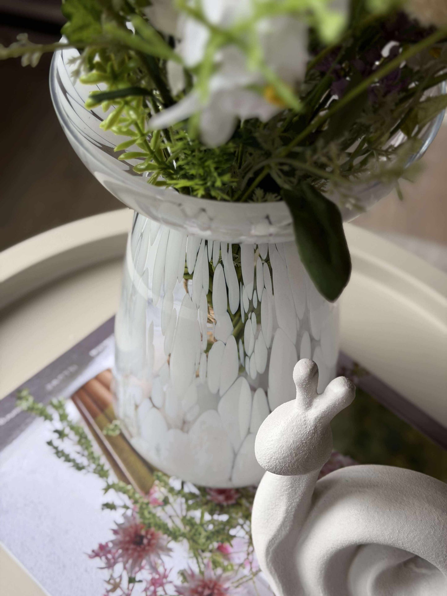 Hyacintvase Milla XL - Hvid