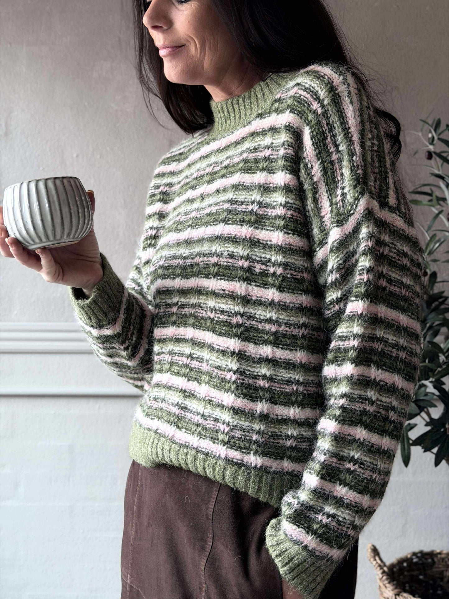 Strik Elvira grøn