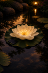 Solcelle LOTUS – Hvid