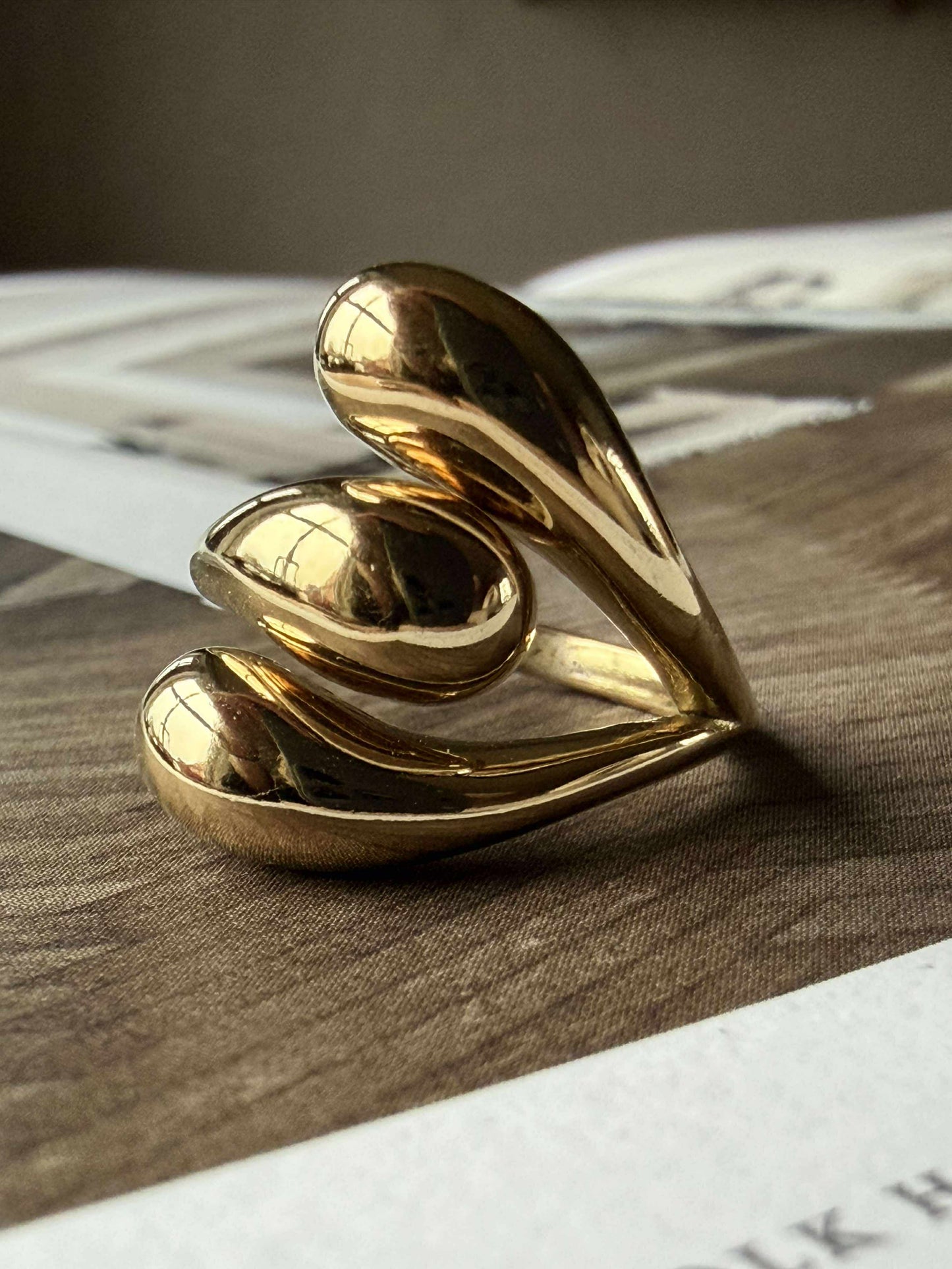 Ring JENNINGS forgyldt