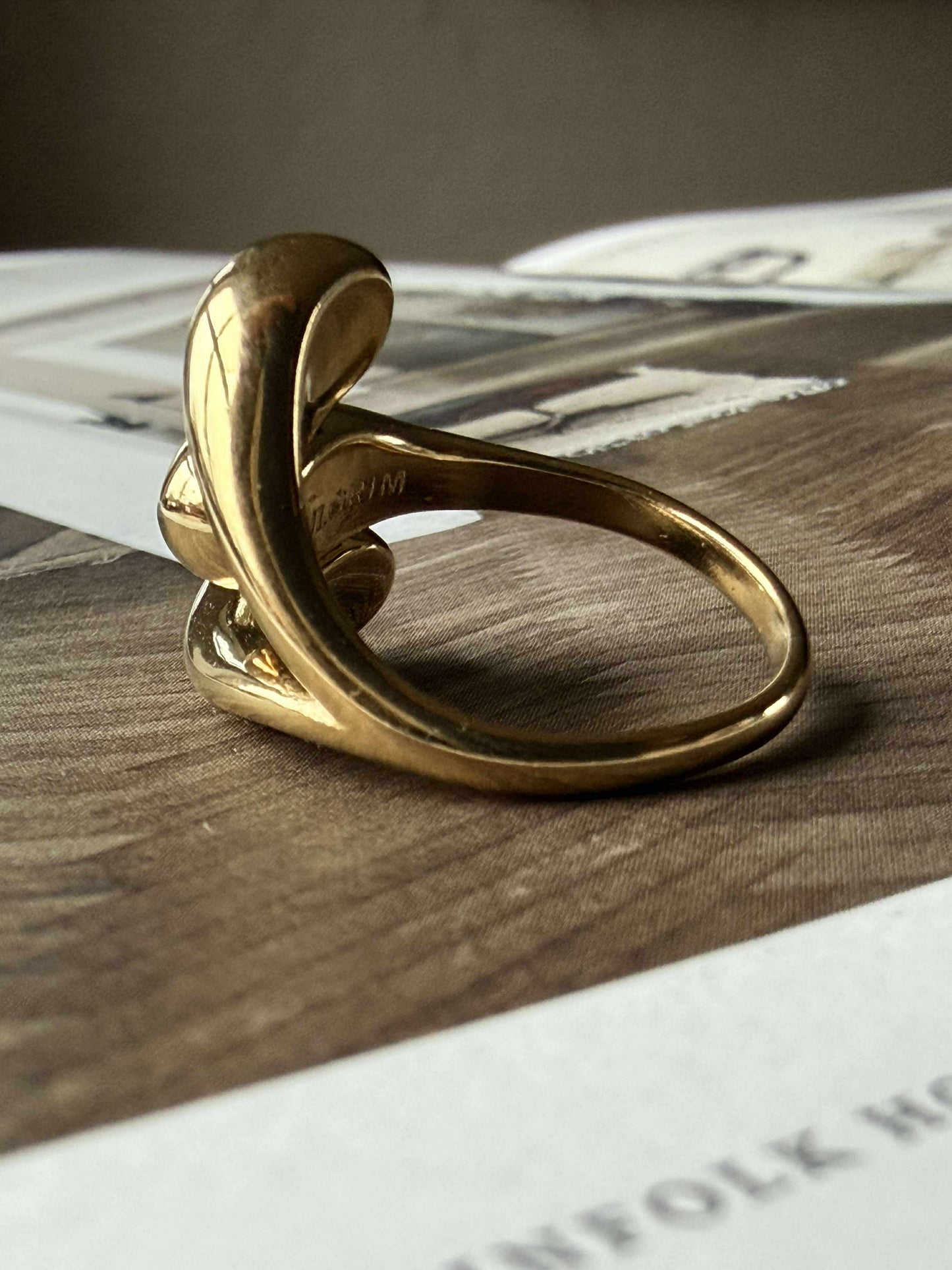 Ring JENNINGS forgyldt