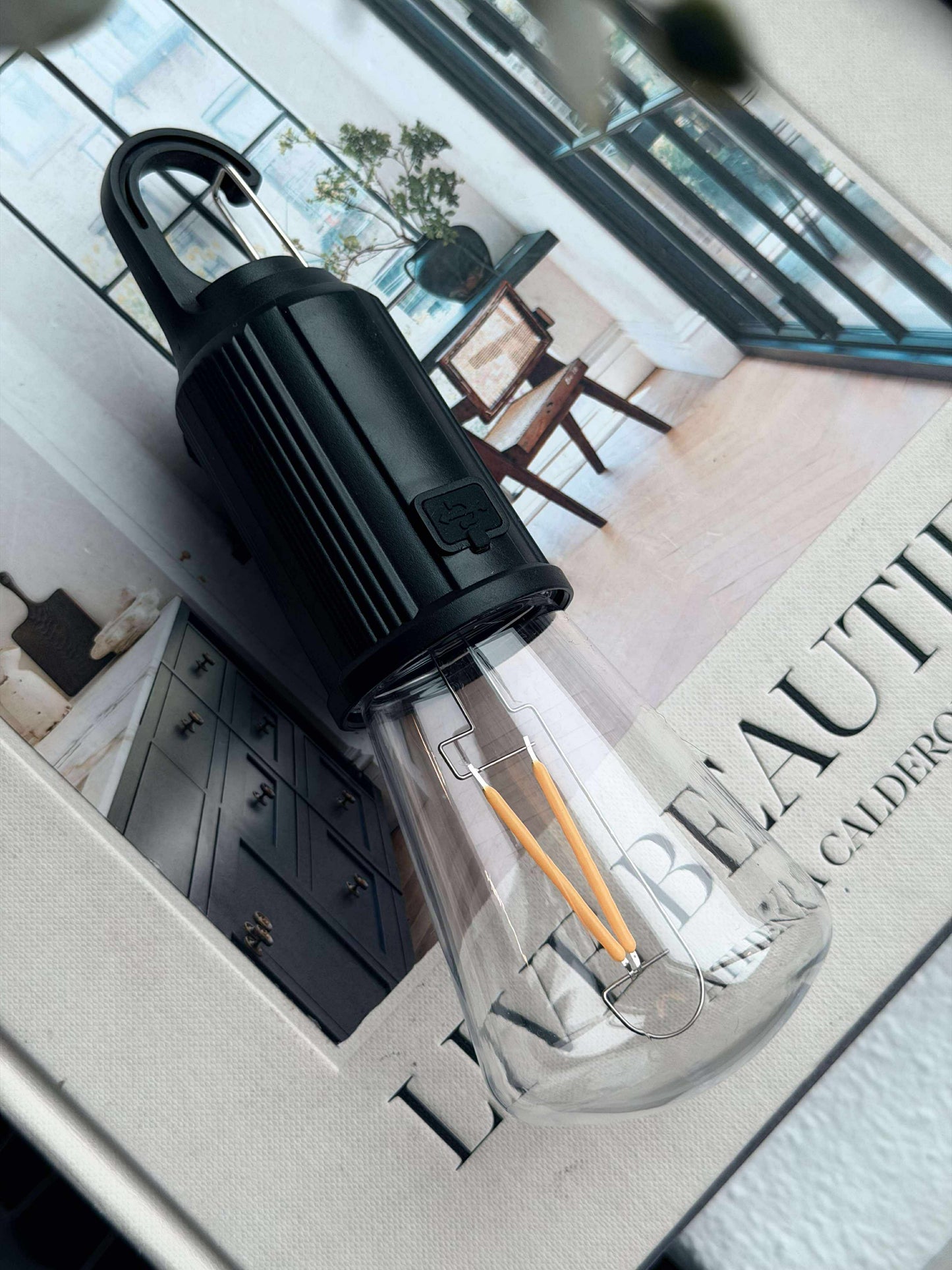 Lampe genopladelig