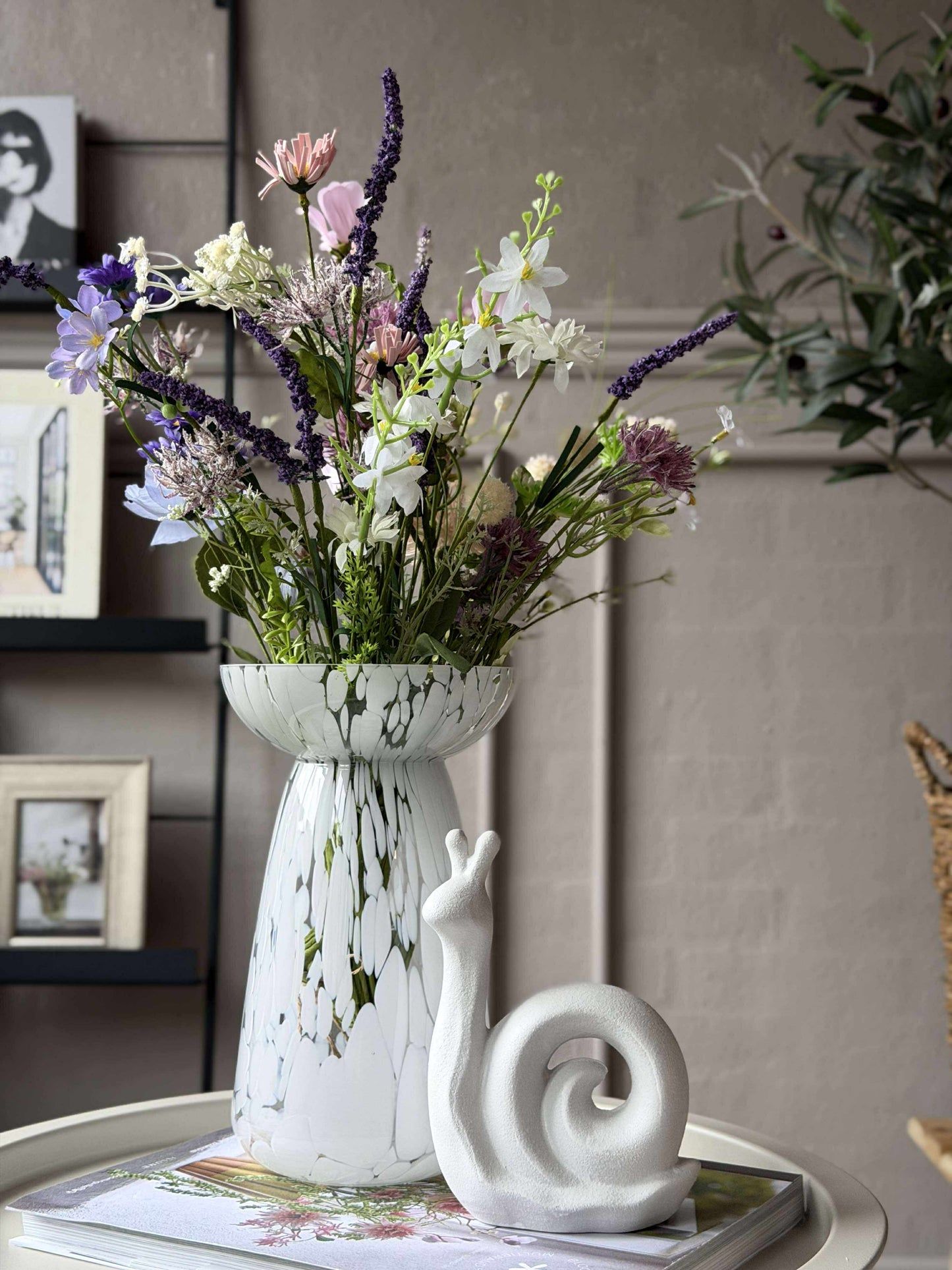 Hyacintvase Milla XL - Hvid