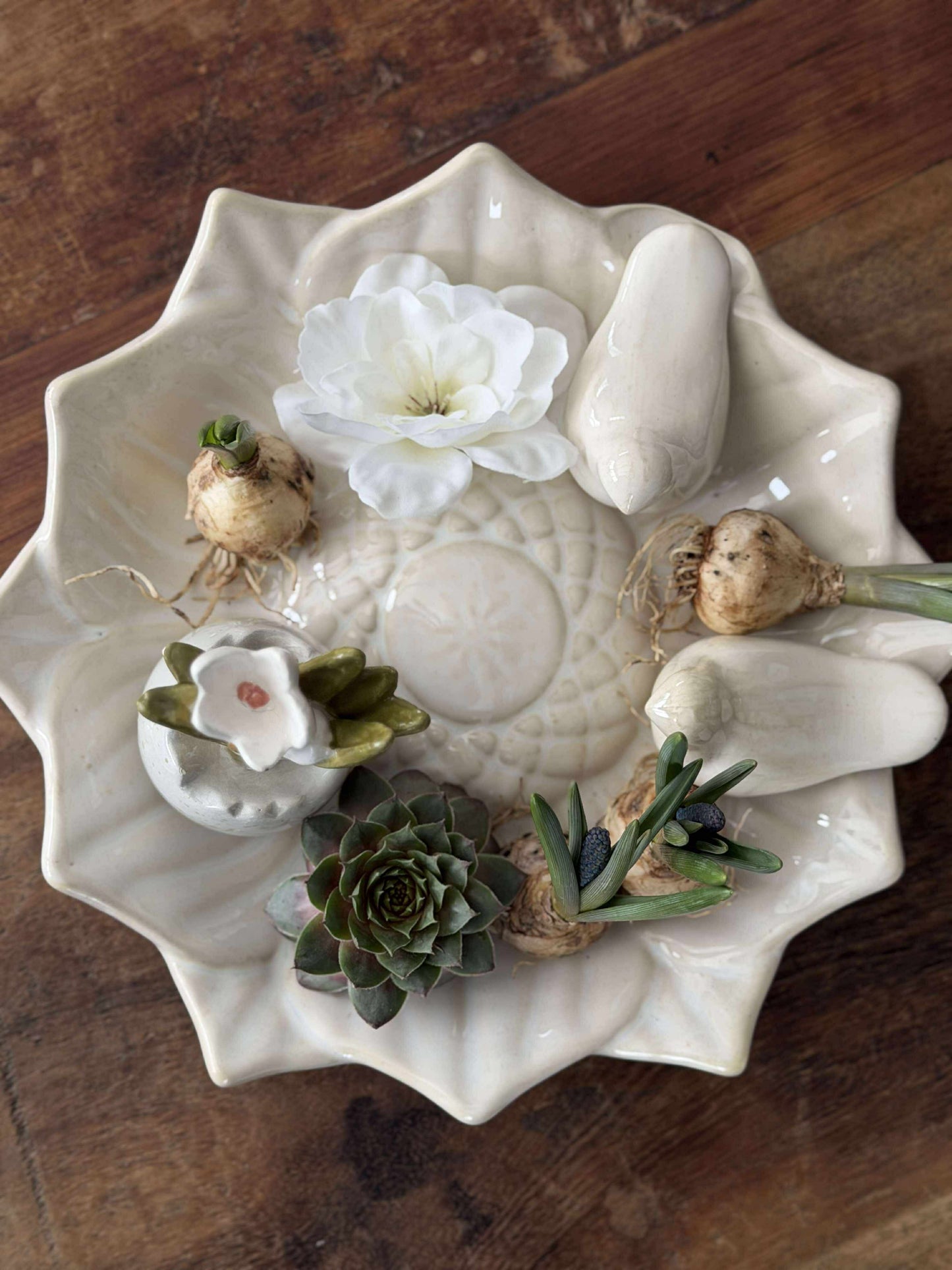 Fad med fugle – White
