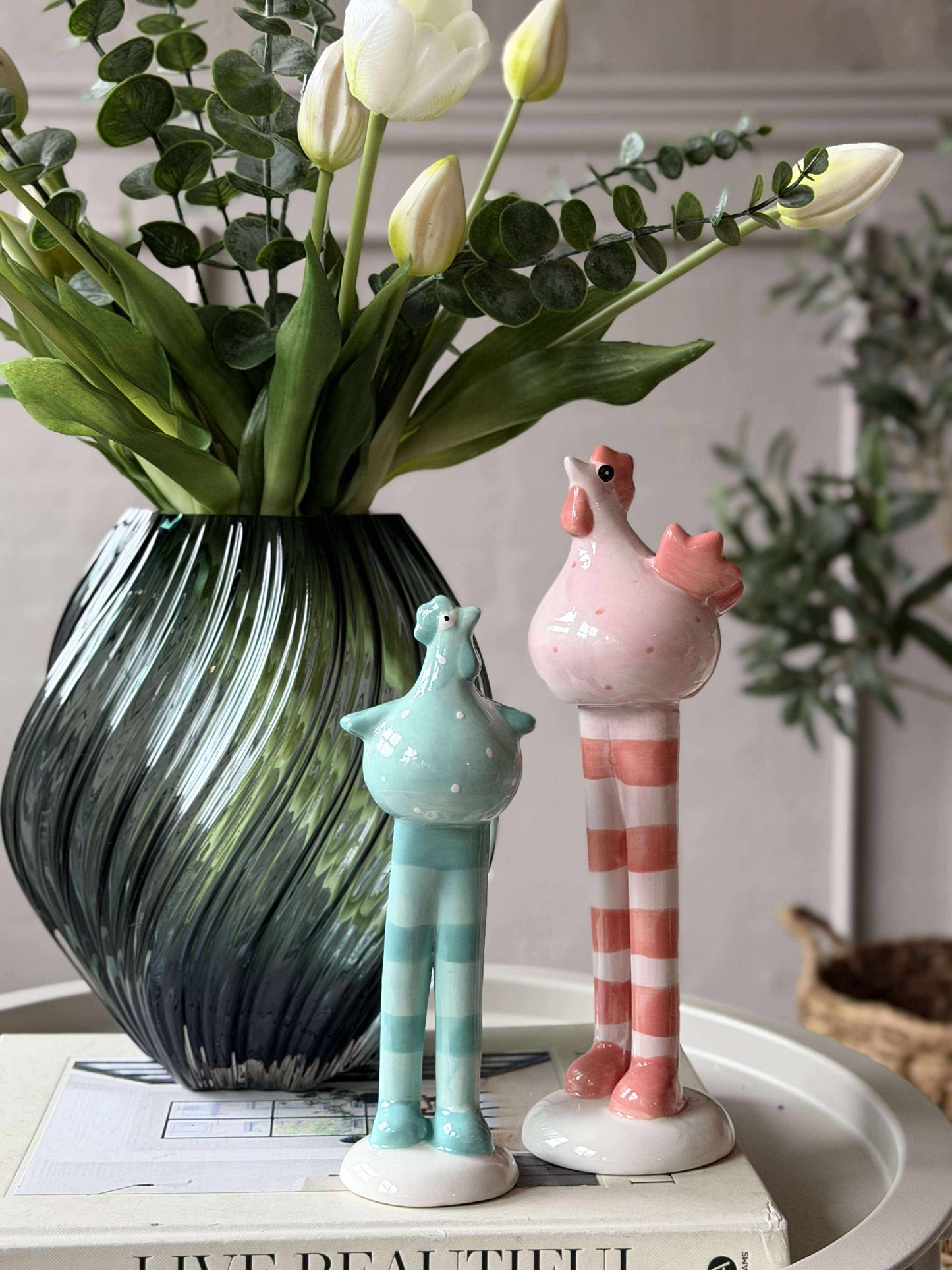 Kylling med lange ben - Pink