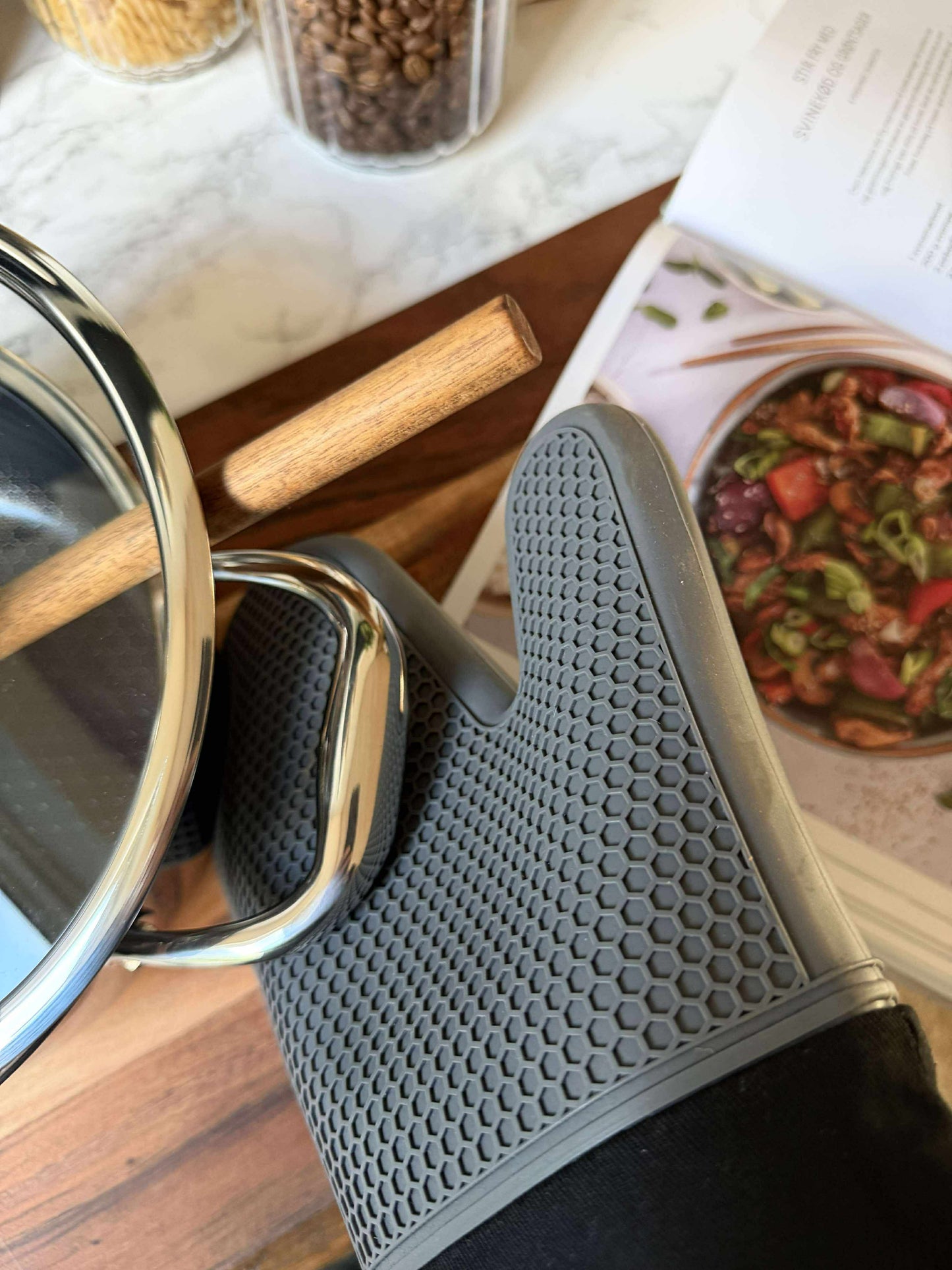 Grillhandske - Flere farver