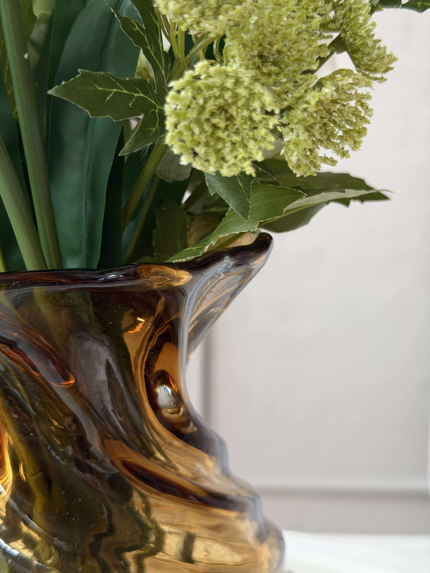 Vase - Mundblæst glas