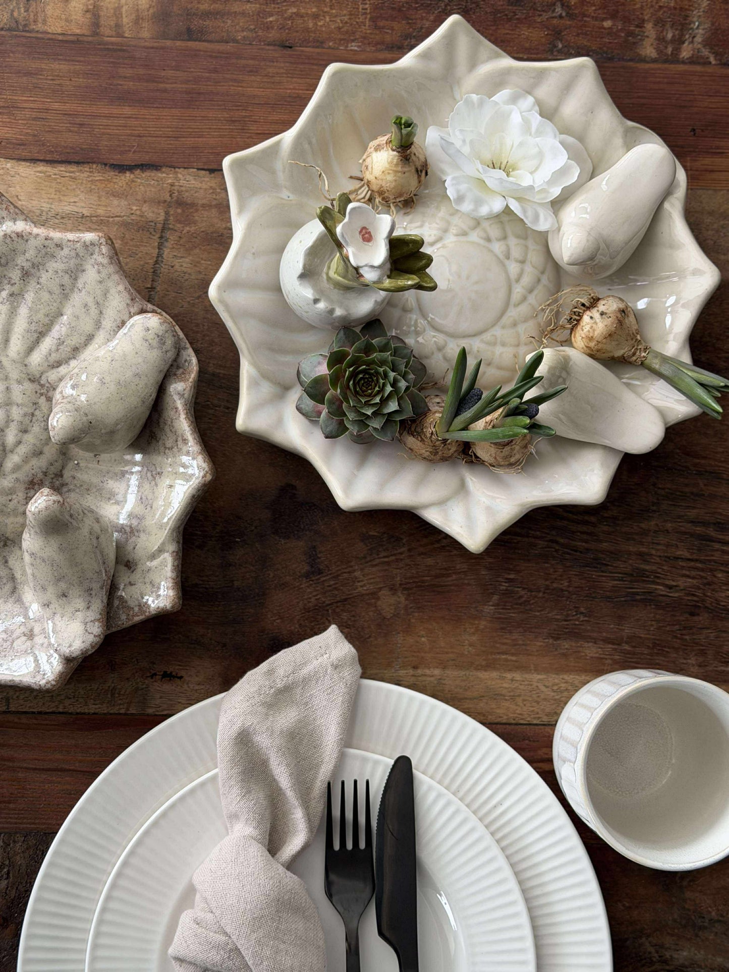 Fad med fugle – White