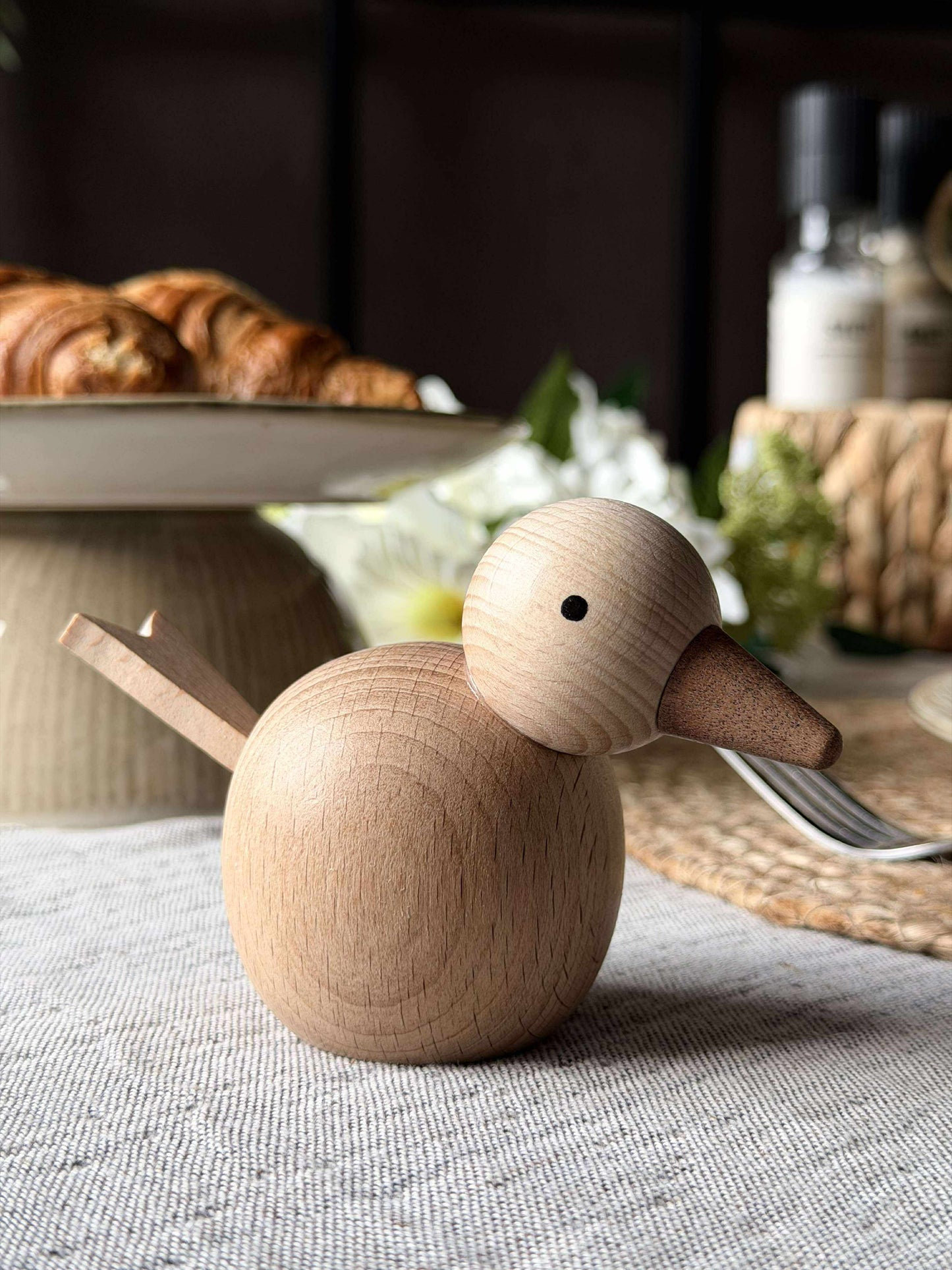 Siddende Fugl - Natur Bøg Stor